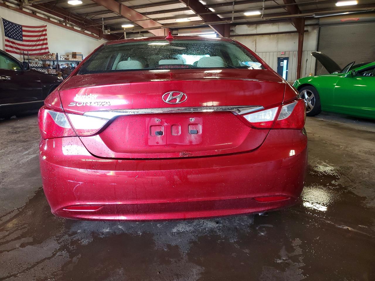 2013 Hyundai Sonata Gls Red vin: 5NPEB4AC7DH701482