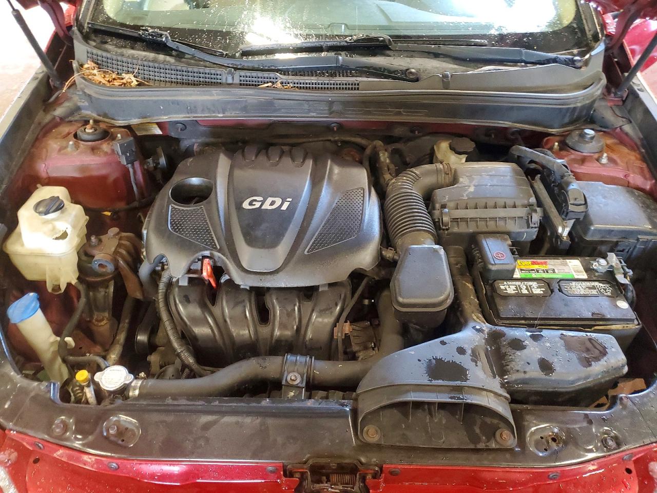 2013 Hyundai Sonata Gls Red vin: 5NPEB4AC7DH701482