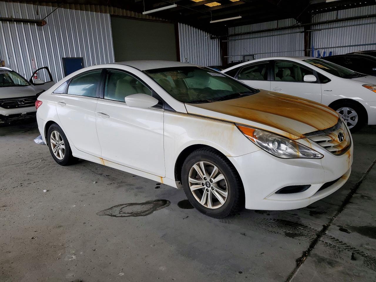 2013 Hyundai Sonata Gls White vin: 5NPEB4AC7DH701787