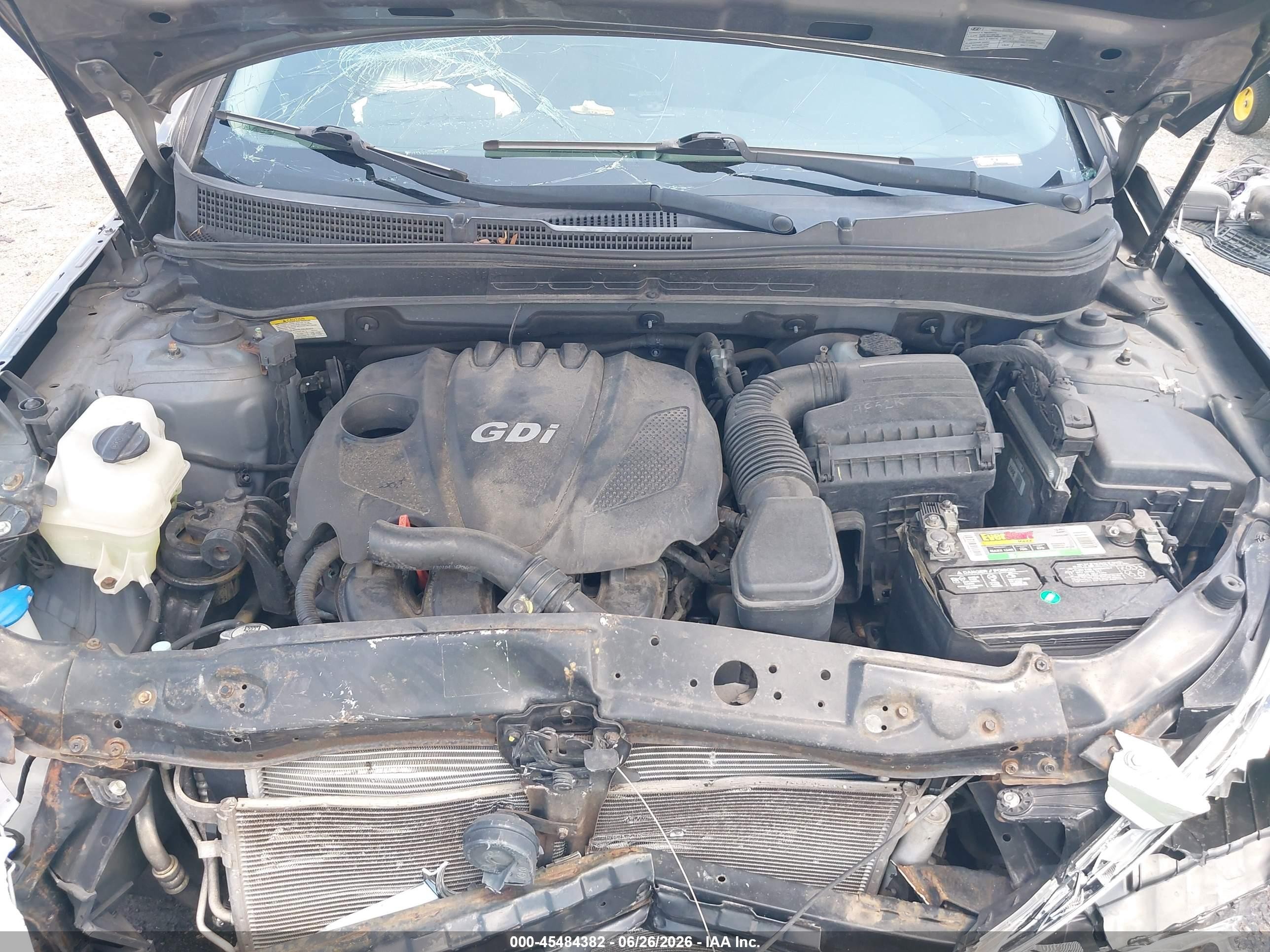 2013 Hyundai Sonata Gls Gray vin: 5NPEB4AC7DH705676