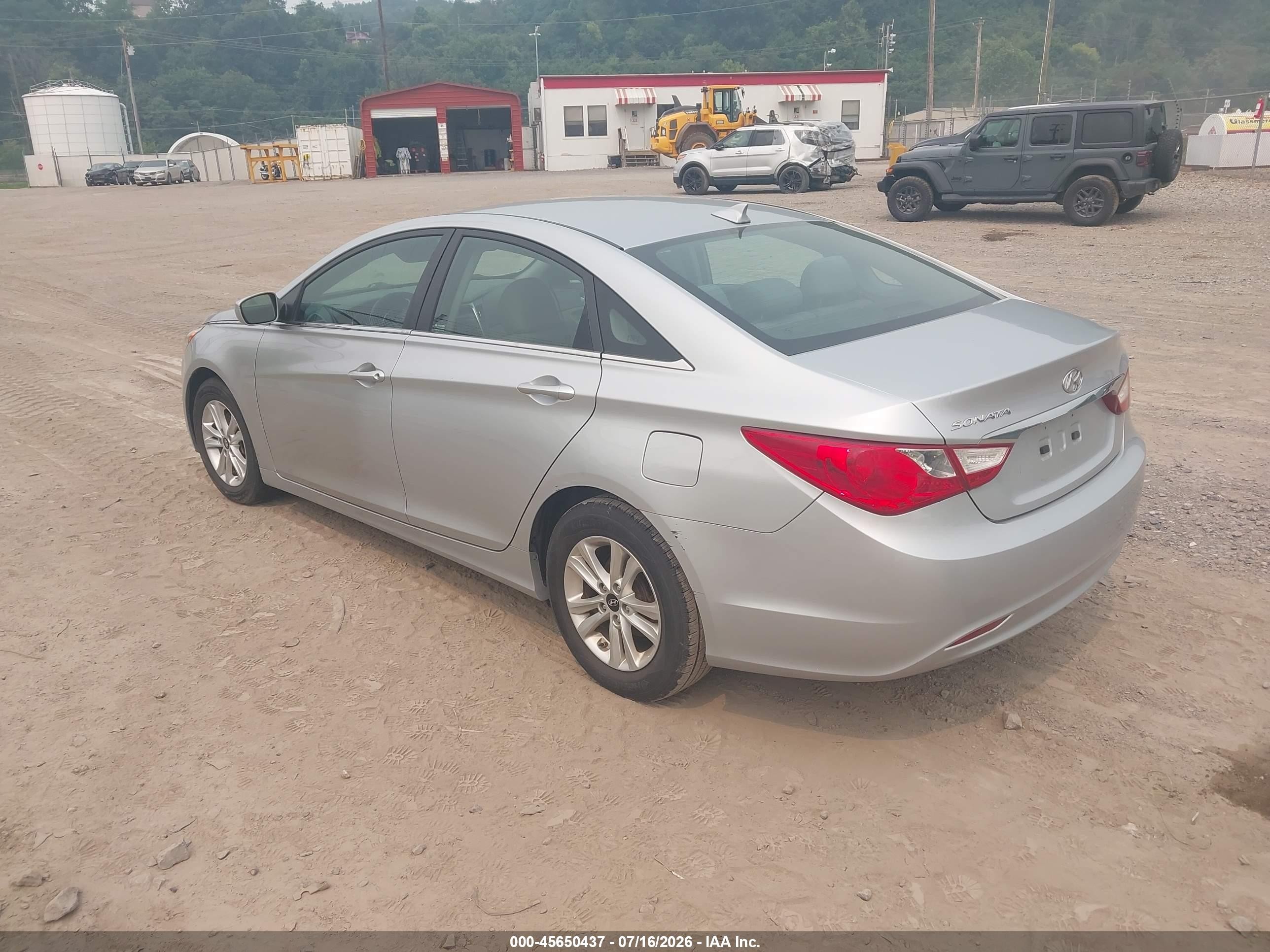2013 Hyundai Sonata Gls Silver vin: 5NPEB4AC7DH707136