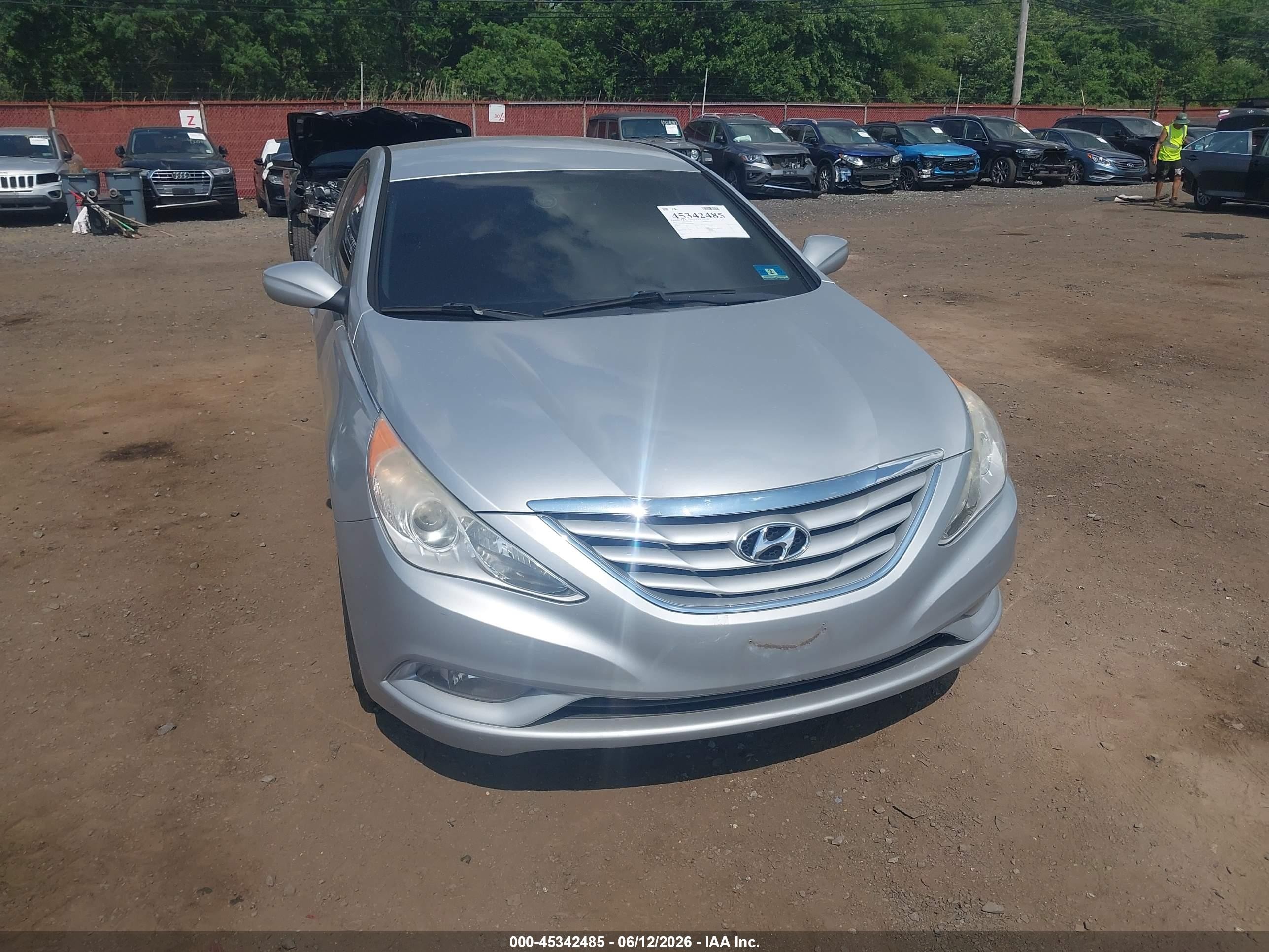 2013 Hyundai Sonata Gls Silver vin: 5NPEB4AC7DH708206
