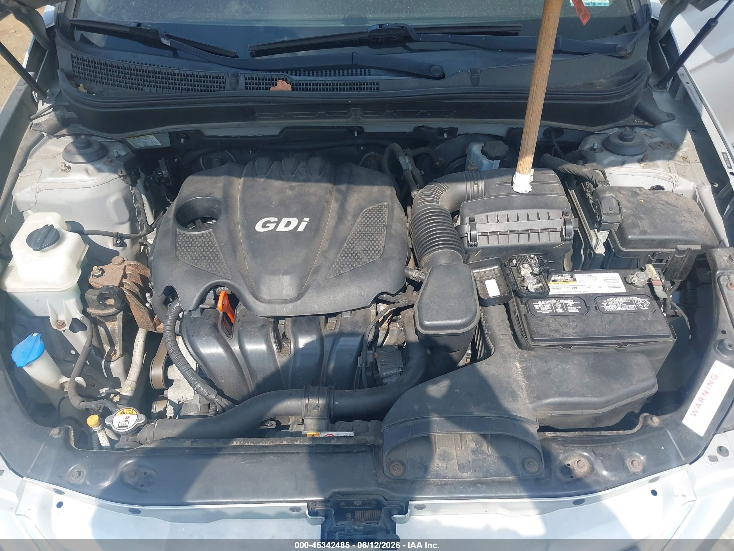 2013 Hyundai Sonata Gls Silver vin: 5NPEB4AC7DH708206