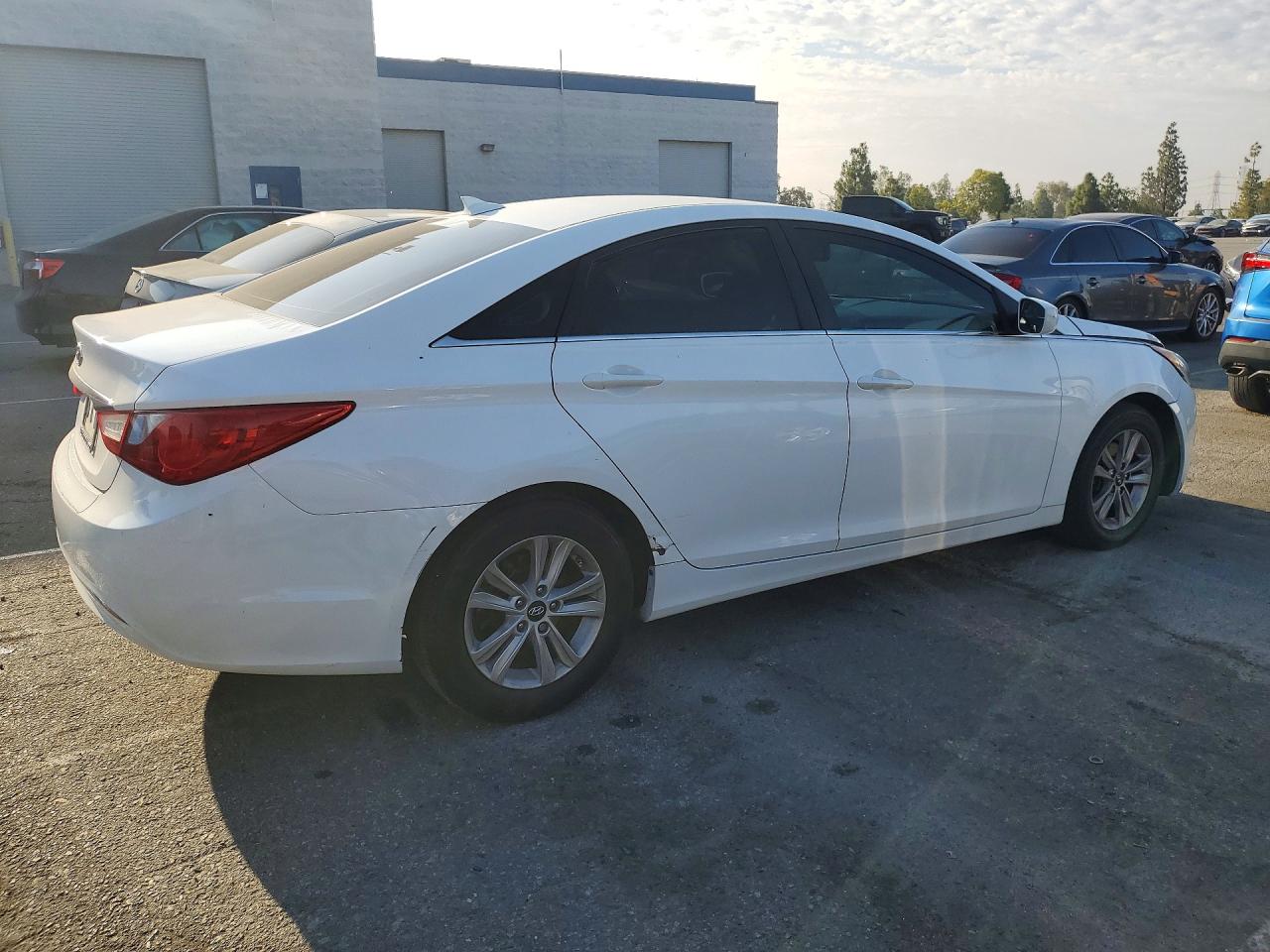 2013 Hyundai Sonata Gls White vin: 5NPEB4AC7DH709436