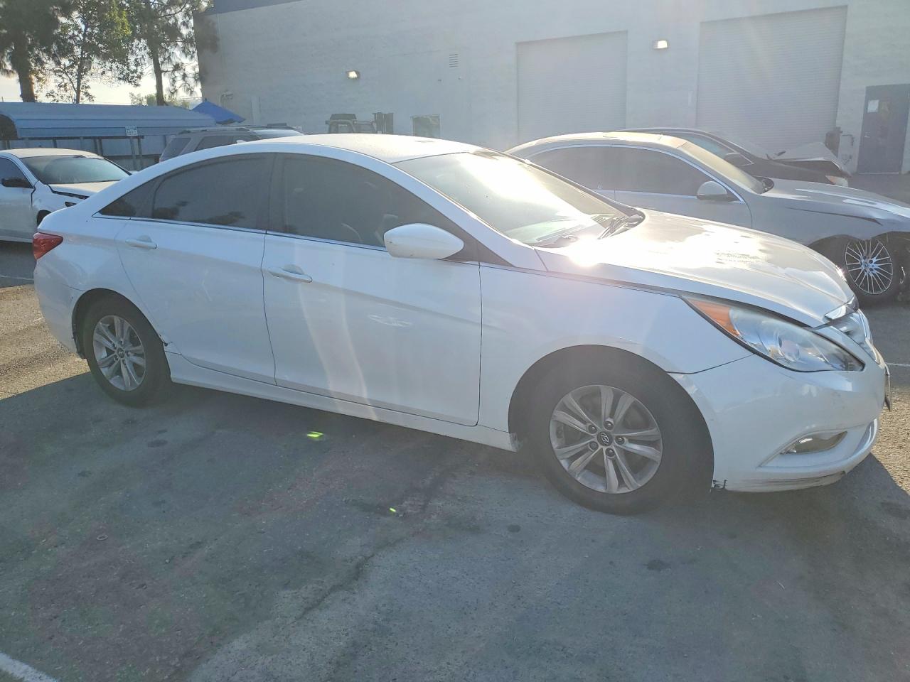 2013 Hyundai Sonata Gls White vin: 5NPEB4AC7DH709436