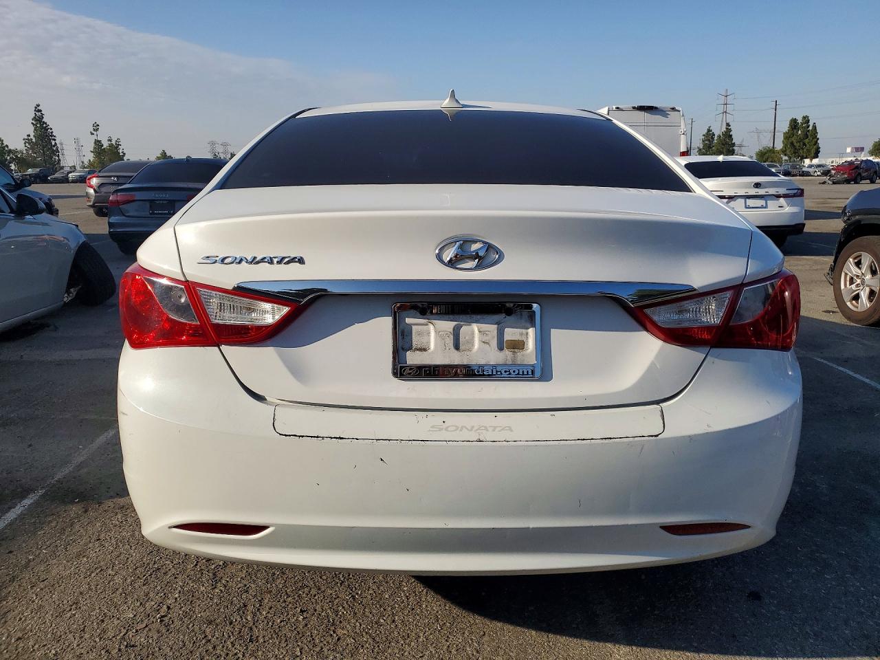 2013 Hyundai Sonata Gls White vin: 5NPEB4AC7DH709436