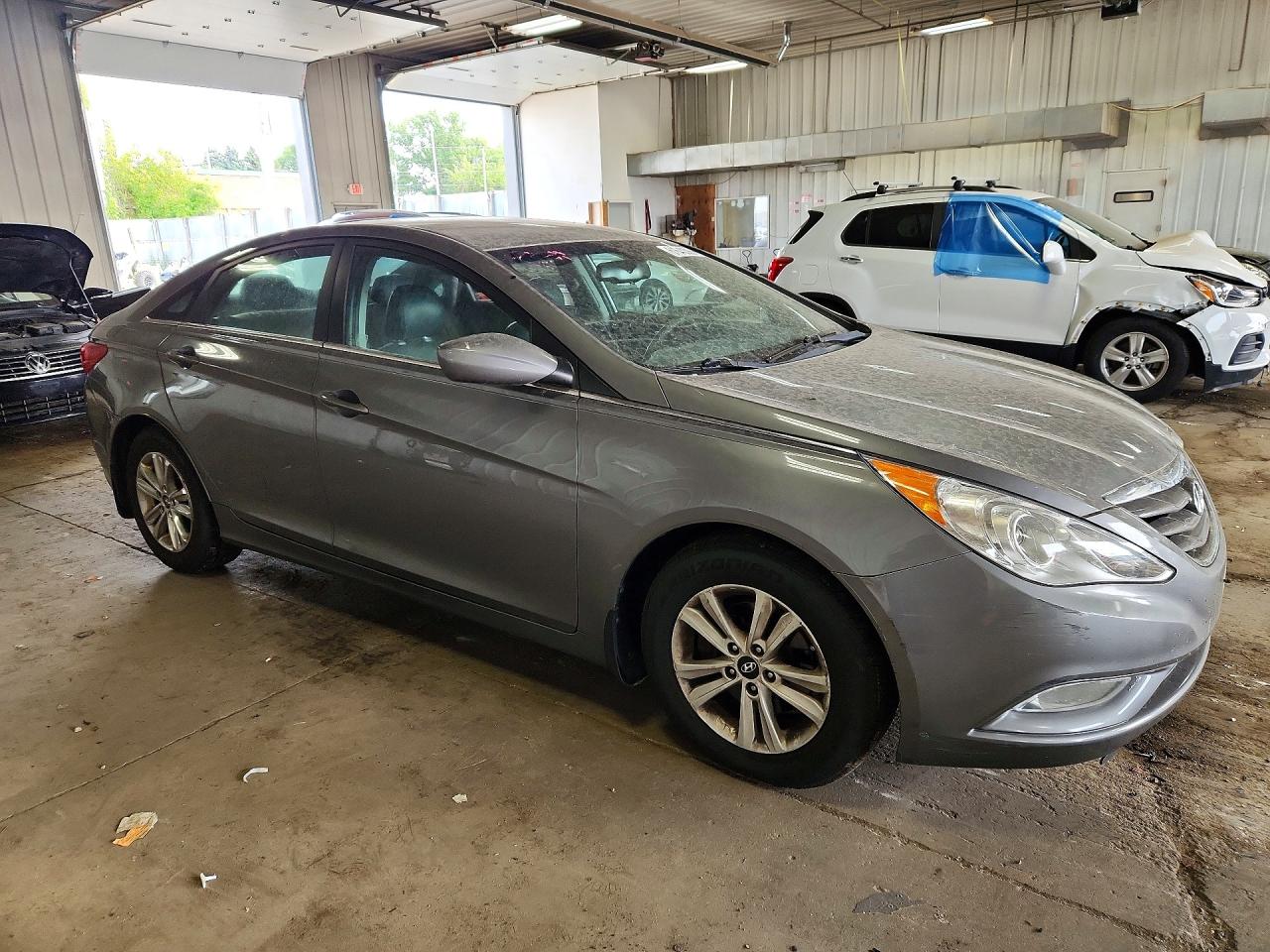 2013 Hyundai Sonata Gls Gray vin: 5NPEB4AC7DH711770