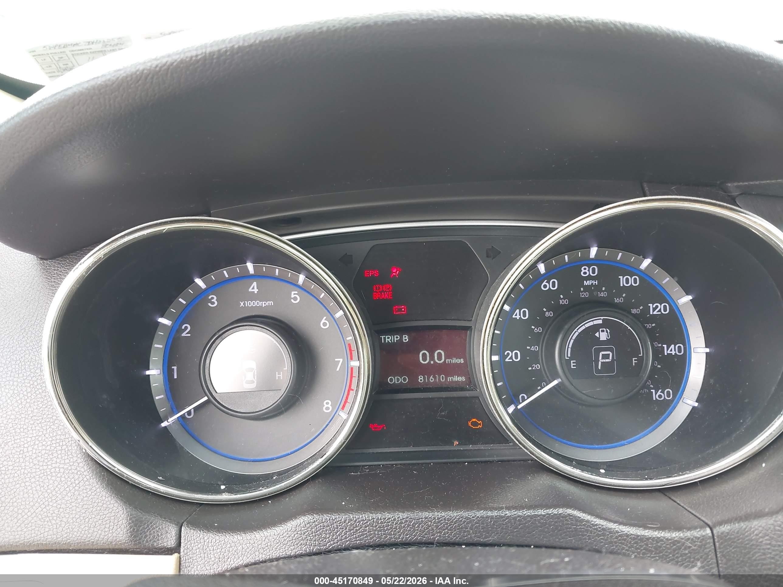 2013 Hyundai Sonata Gls White vin: 5NPEB4AC7DH723255