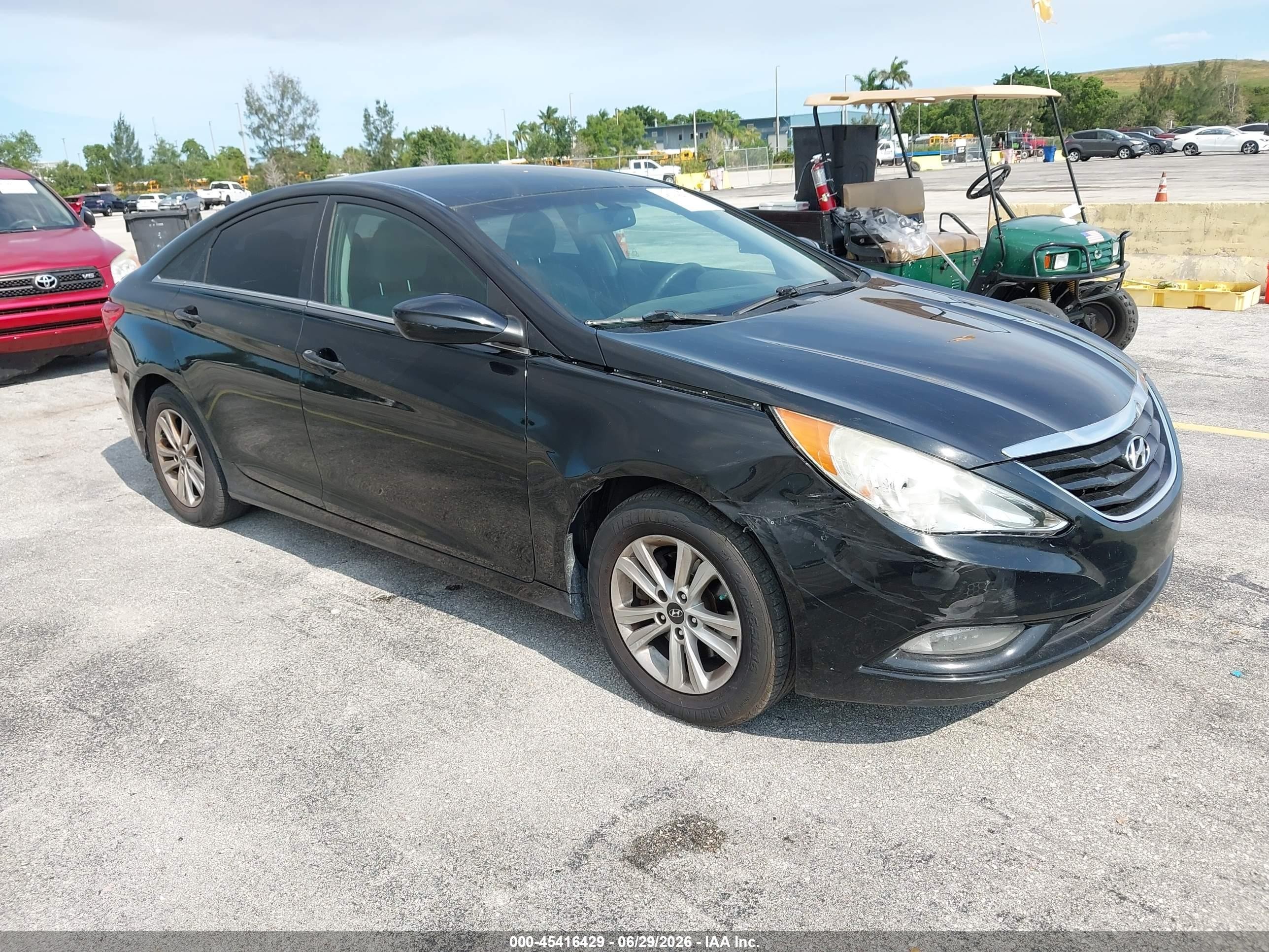2013 Hyundai Sonata Gls Black vin: 5NPEB4AC7DH731694