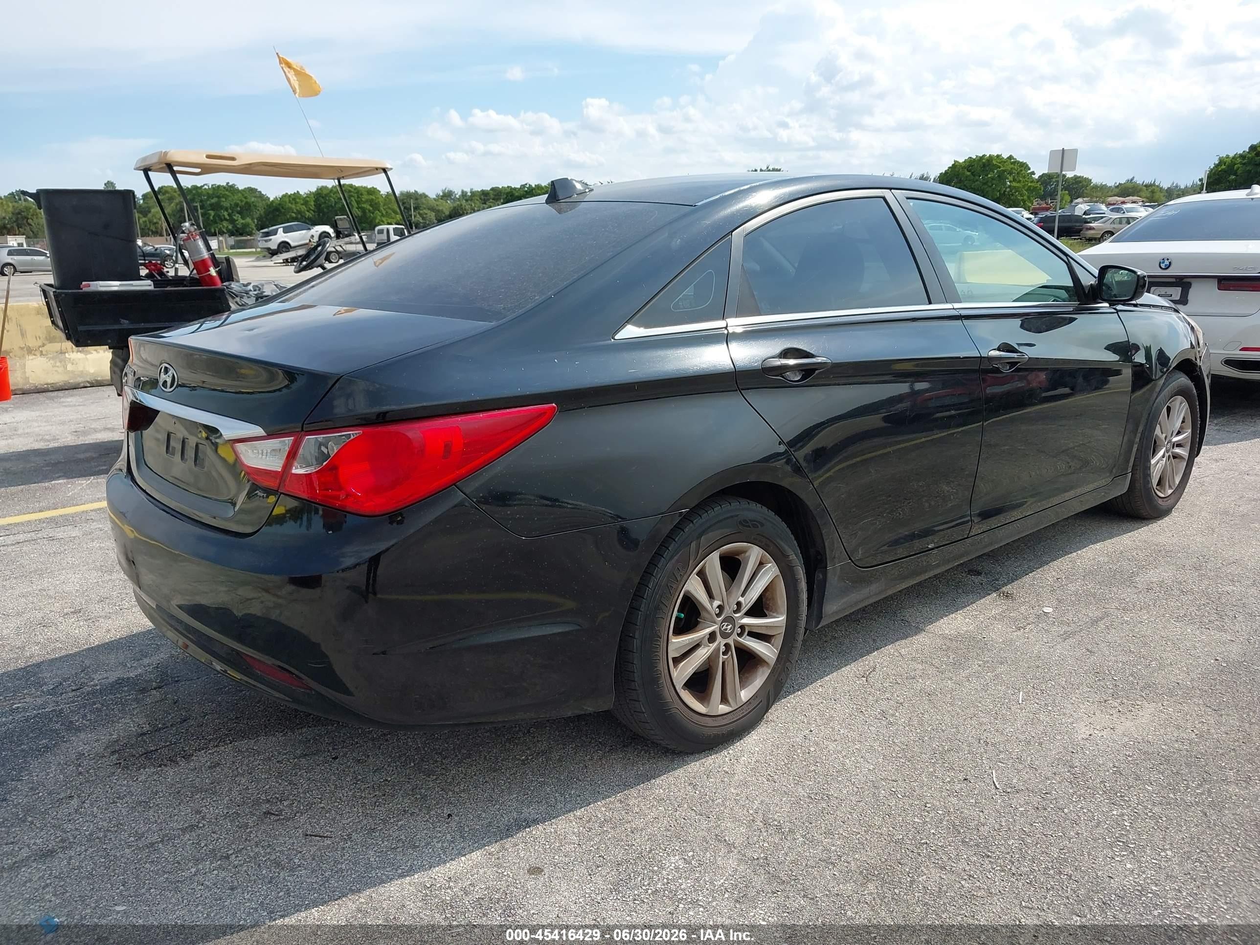 2013 Hyundai Sonata Gls Black vin: 5NPEB4AC7DH731694