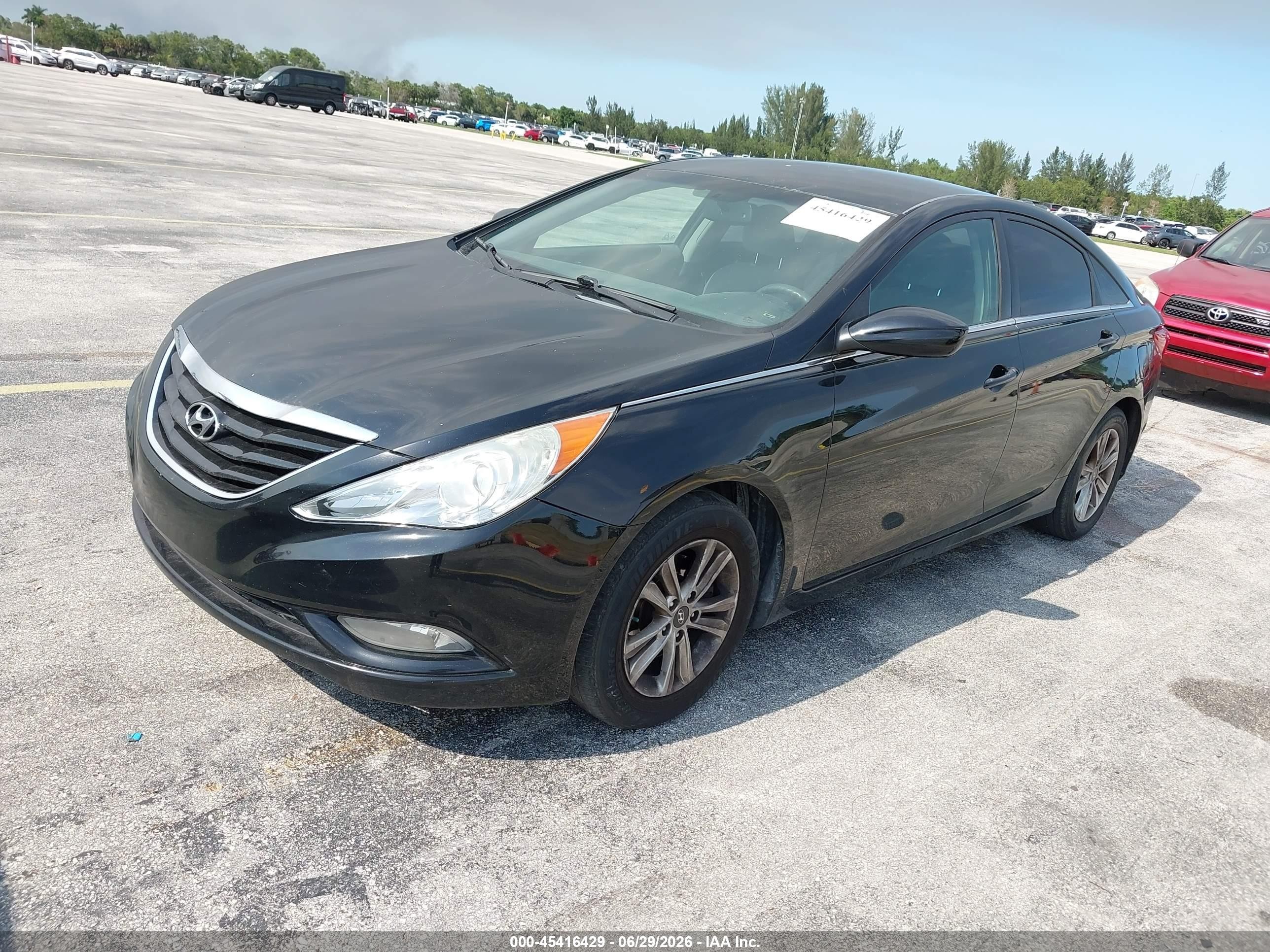 2013 Hyundai Sonata Gls Black vin: 5NPEB4AC7DH731694
