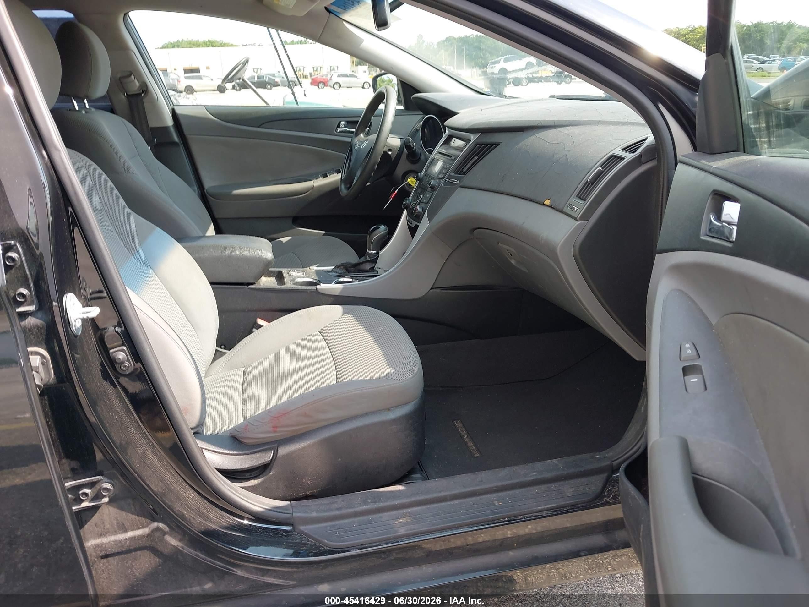 2013 Hyundai Sonata Gls Black vin: 5NPEB4AC7DH731694