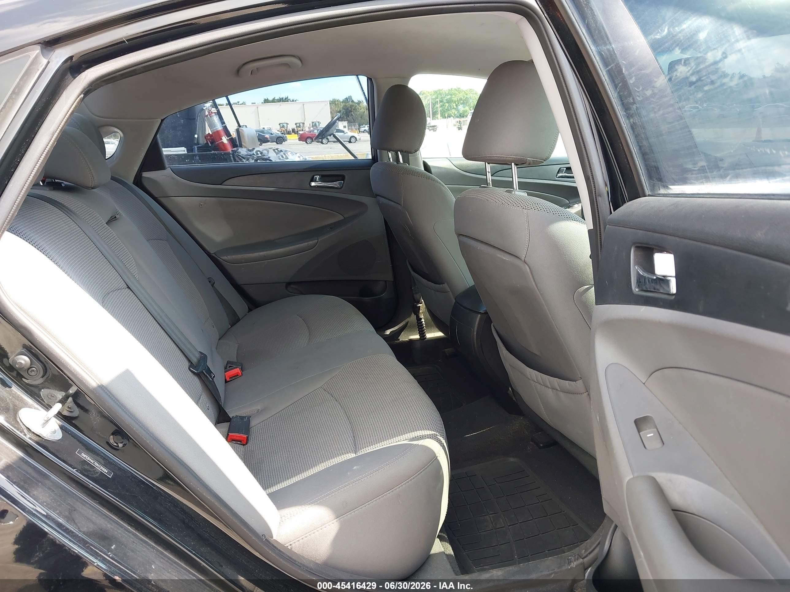2013 Hyundai Sonata Gls Black vin: 5NPEB4AC7DH731694