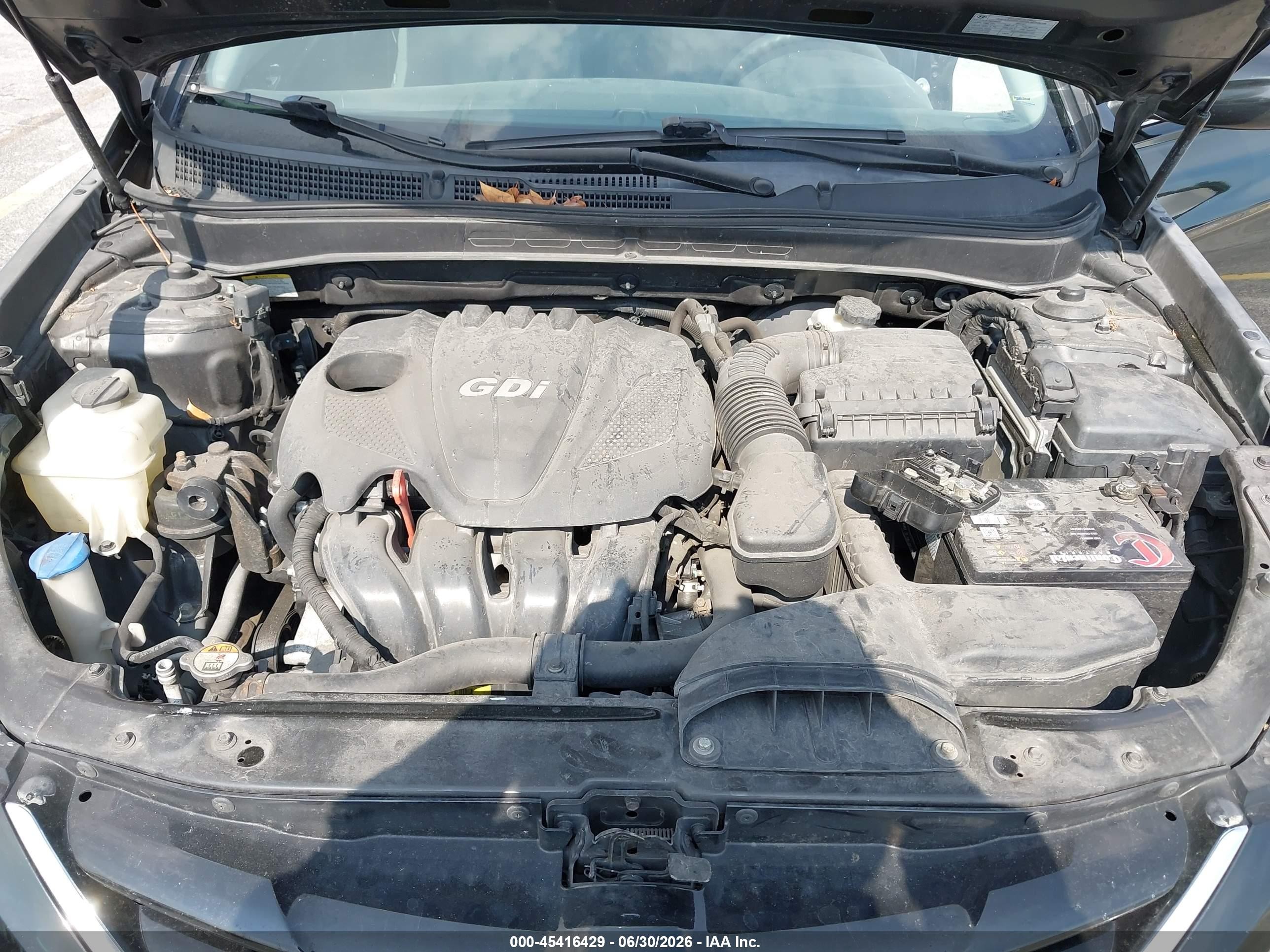 2013 Hyundai Sonata Gls Black vin: 5NPEB4AC7DH731694