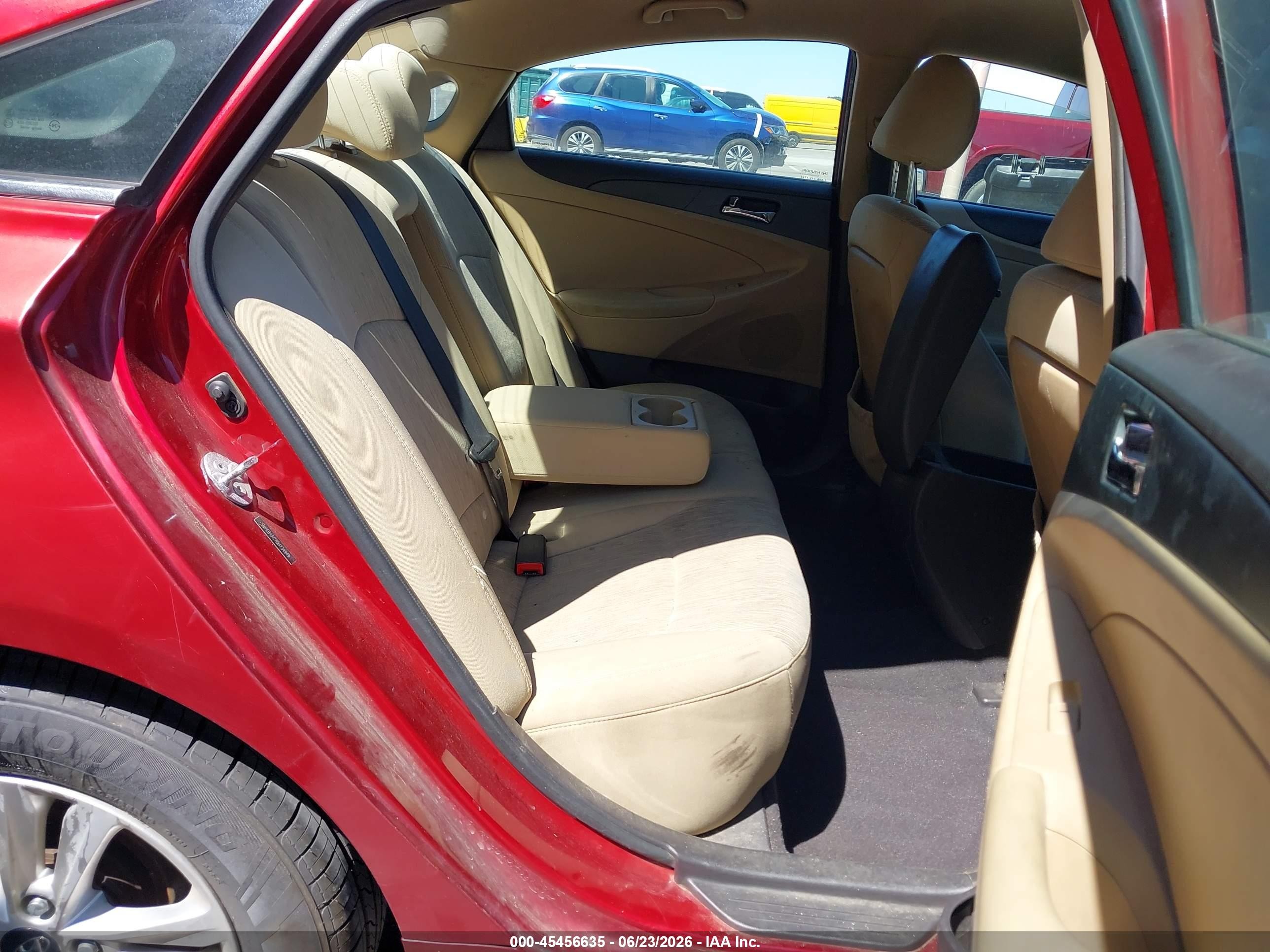 2013 Hyundai Sonata Gls Red vin: 5NPEB4AC7DH734949
