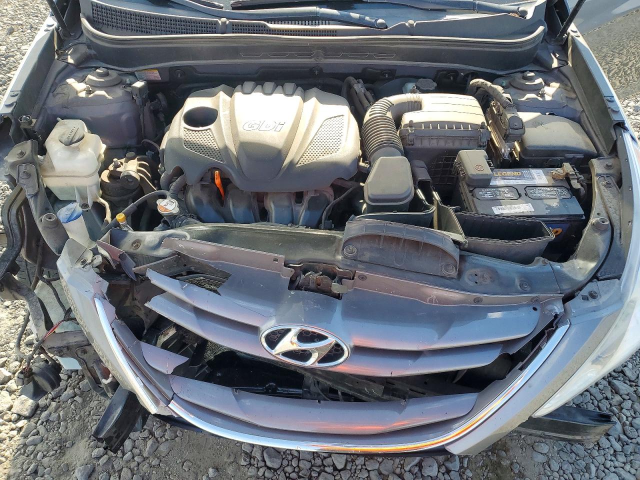 2013 Hyundai Sonata Gls Gray vin: 5NPEB4AC7DH744624