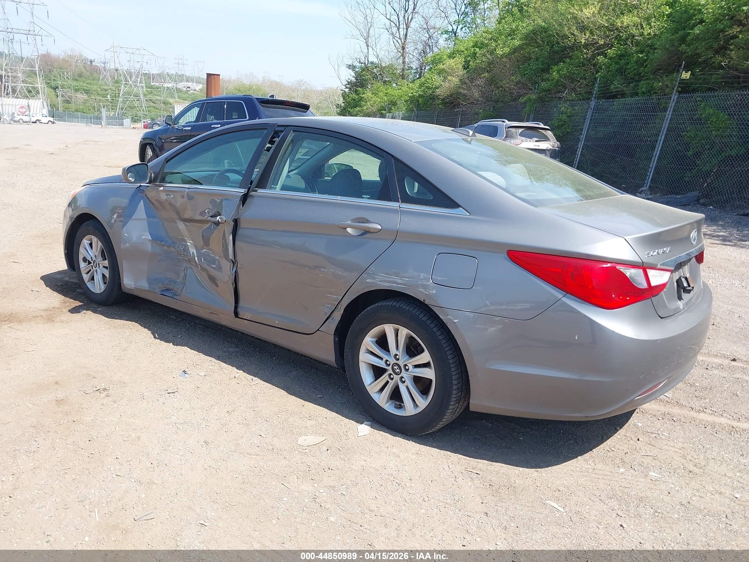2013 Hyundai Sonata Gls Gray vin: 5NPEB4AC7DH749760