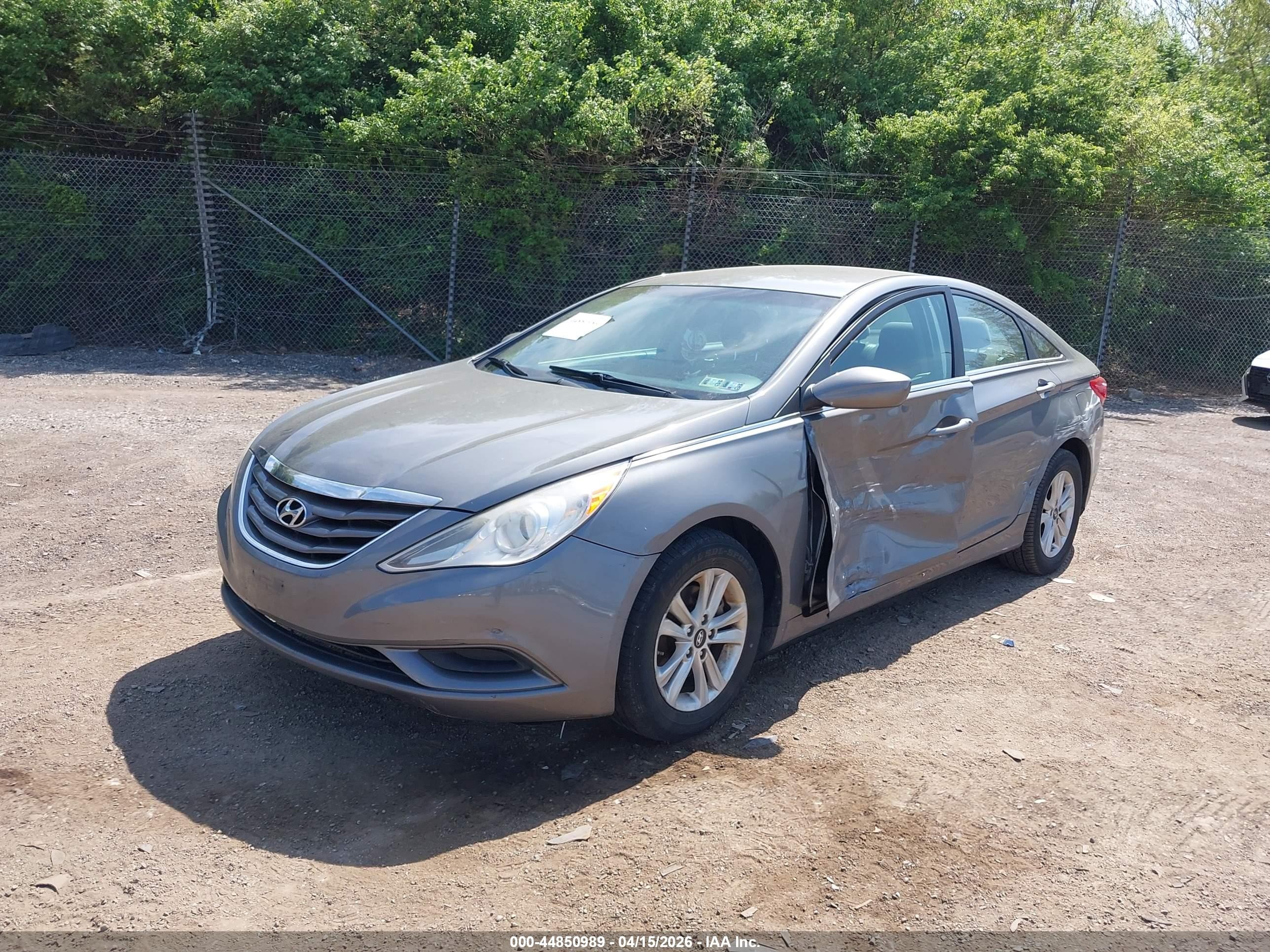 2013 Hyundai Sonata Gls Gray vin: 5NPEB4AC7DH749760