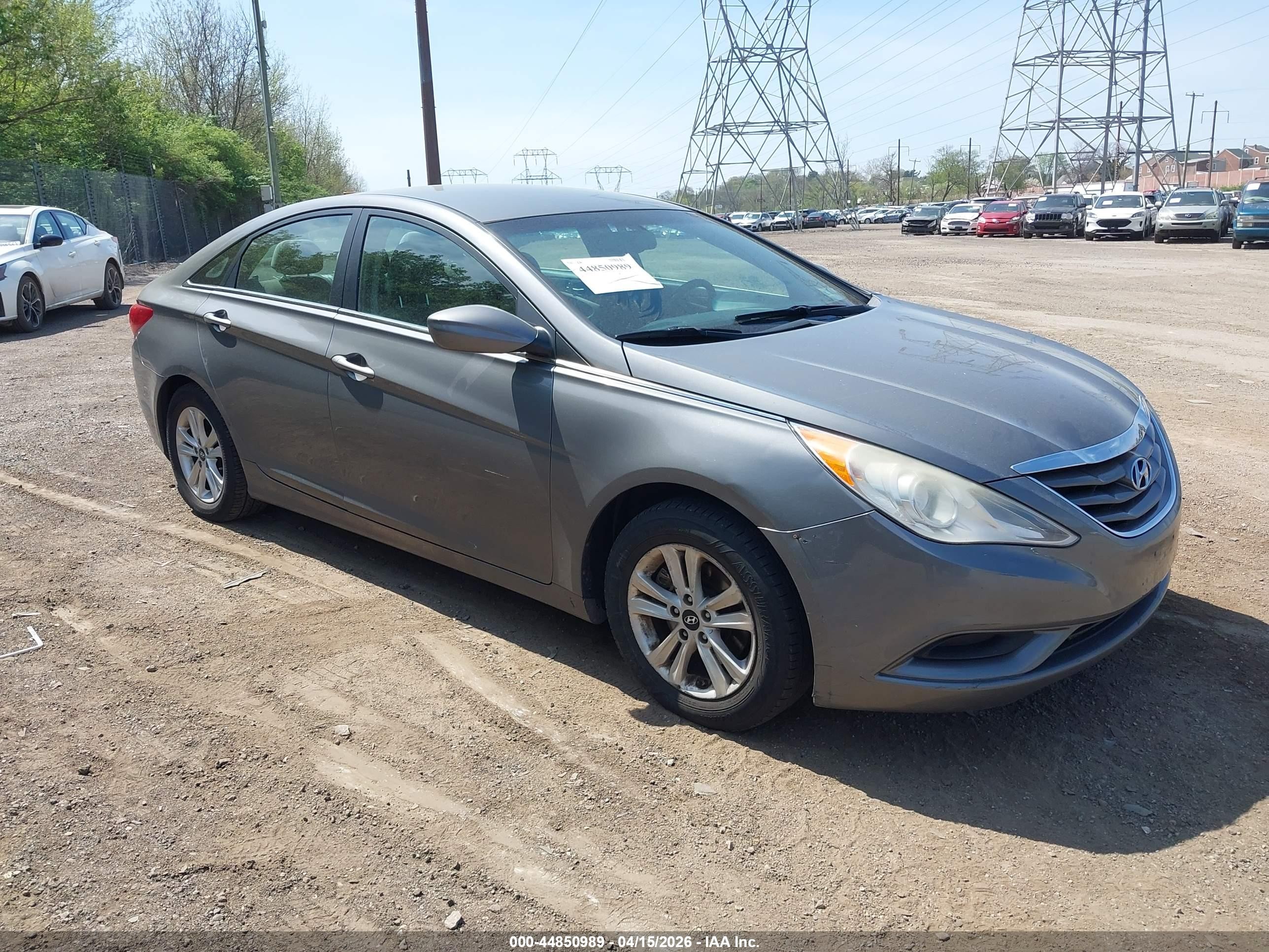 2013 Hyundai Sonata Gls Gray vin: 5NPEB4AC7DH749760