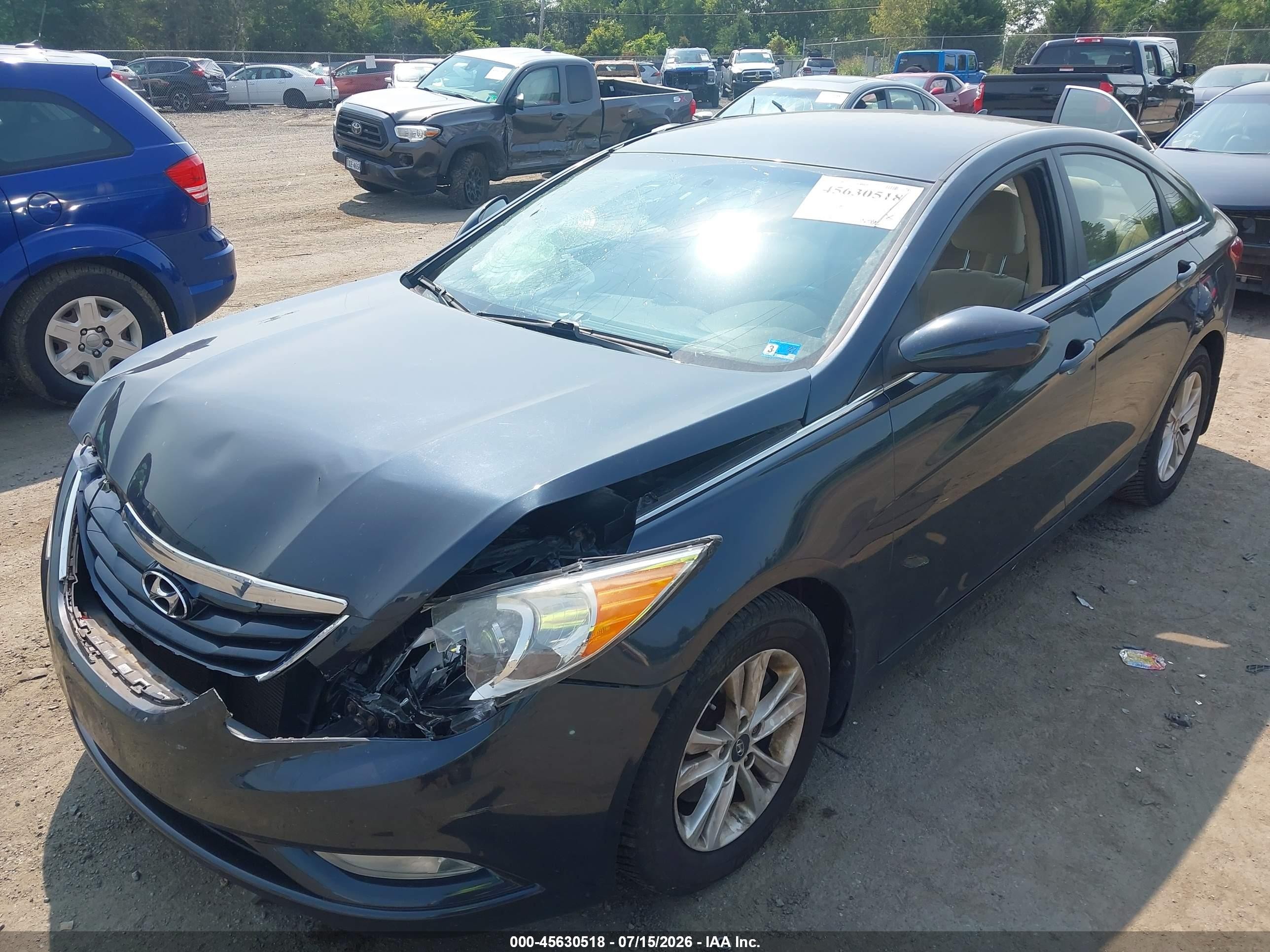 2013 Hyundai Sonata Gls Black vin: 5NPEB4AC7DH754487