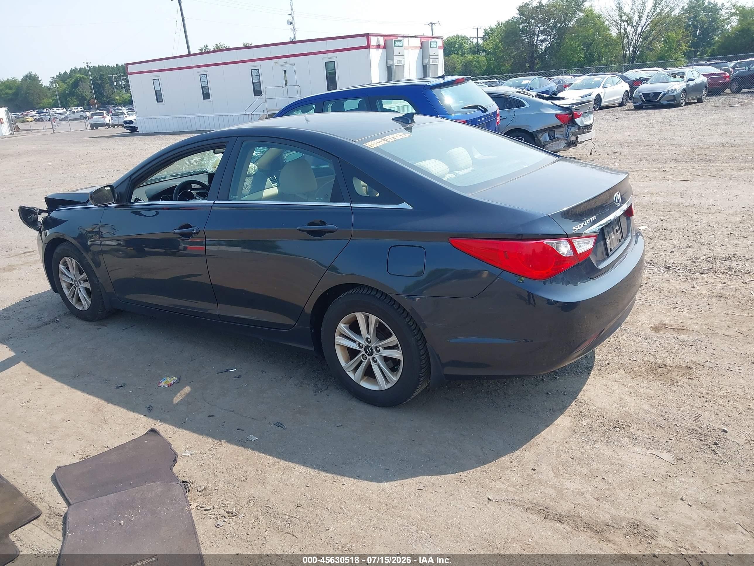 2013 Hyundai Sonata Gls Black vin: 5NPEB4AC7DH754487