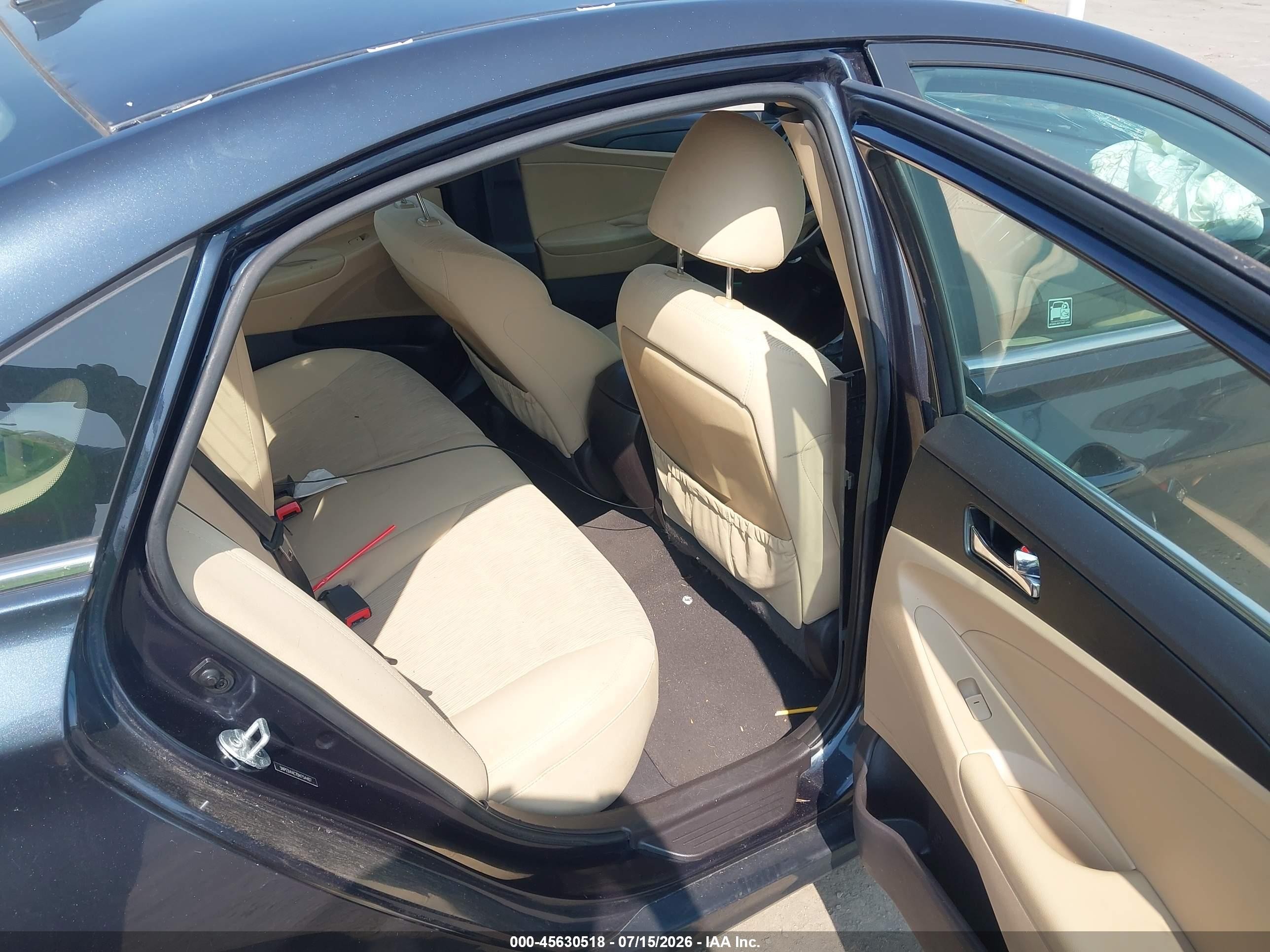 2013 Hyundai Sonata Gls Black vin: 5NPEB4AC7DH754487