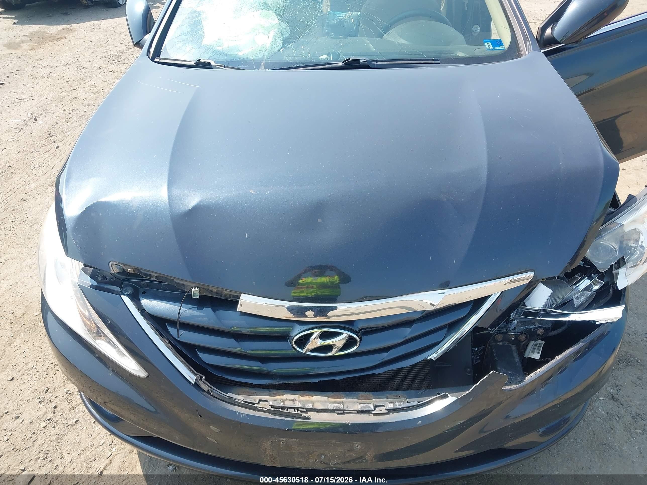 2013 Hyundai Sonata Gls Black vin: 5NPEB4AC7DH754487