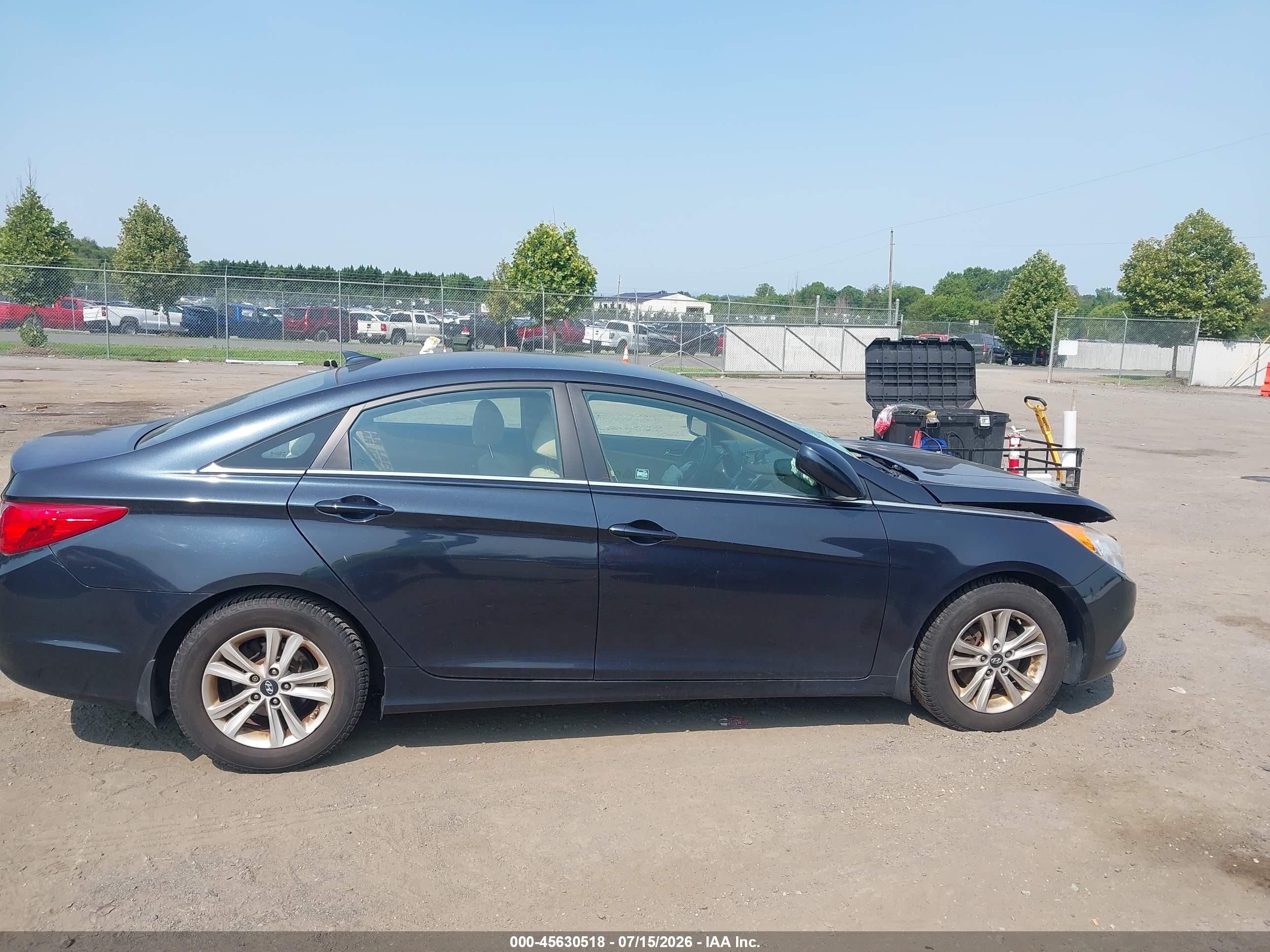 2013 Hyundai Sonata Gls Black vin: 5NPEB4AC7DH754487