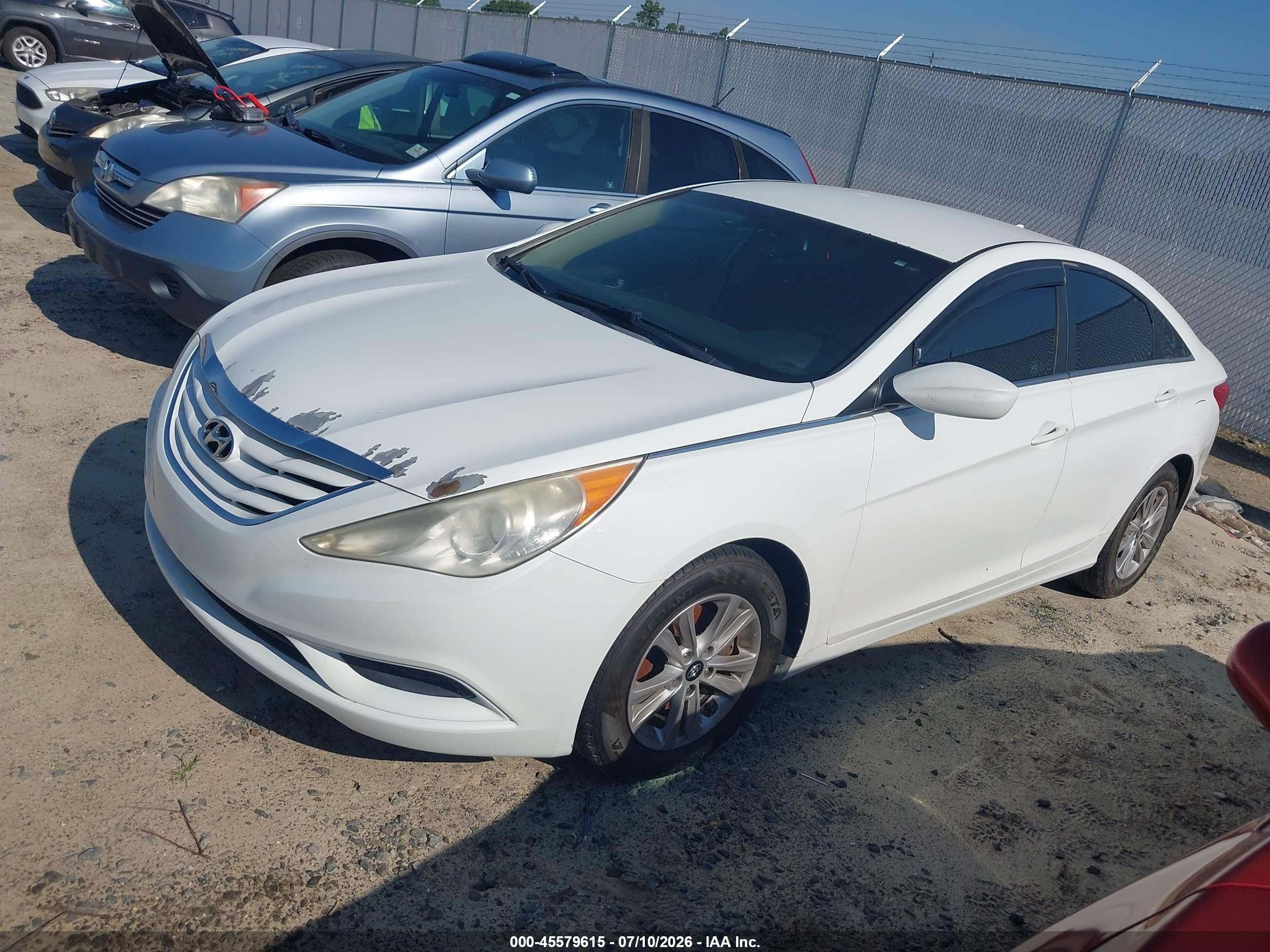 2013 Hyundai Sonata Gls Белый vin: 5NPEB4AC7DH754943