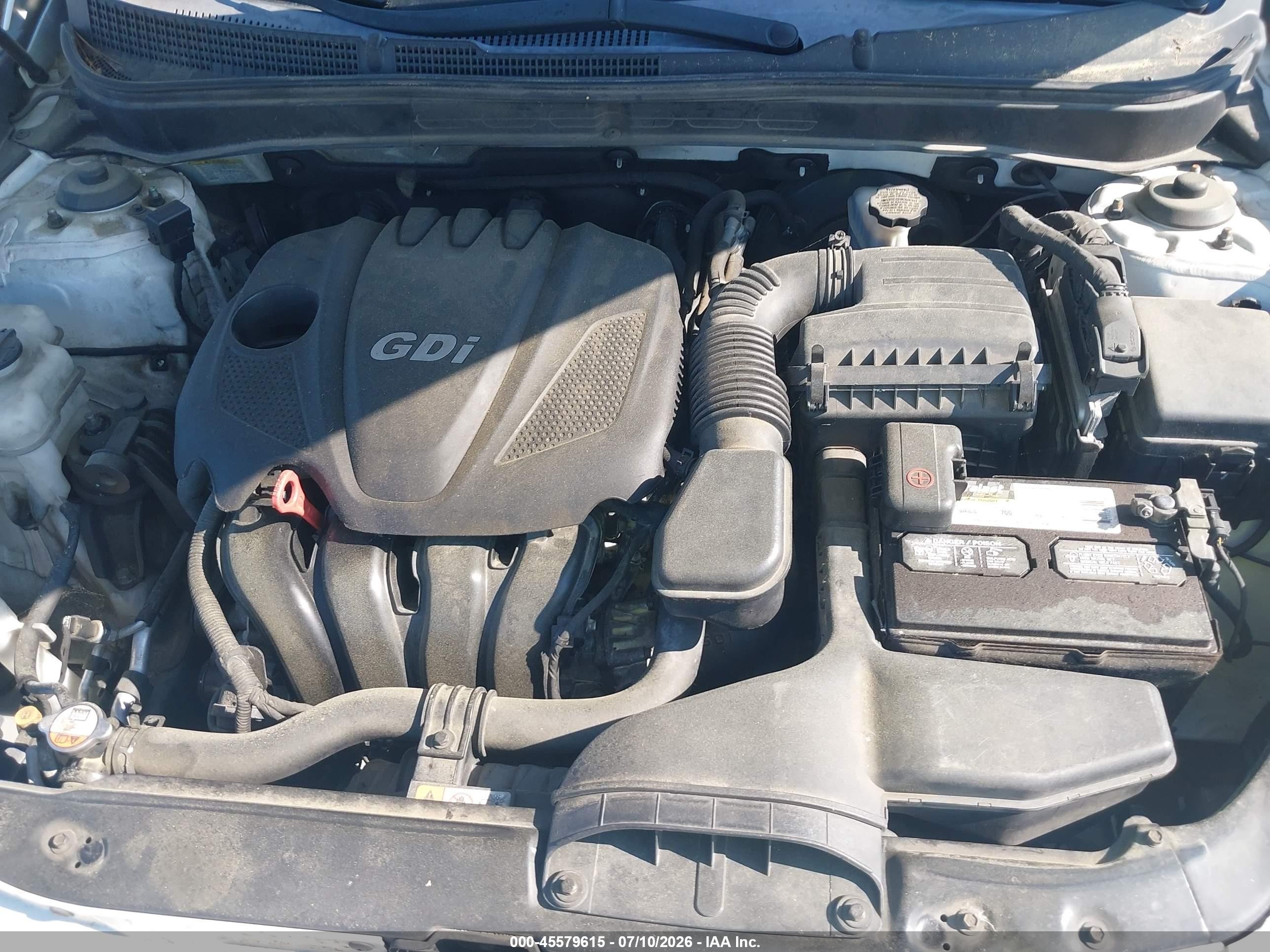 2013 Hyundai Sonata Gls Белый vin: 5NPEB4AC7DH754943