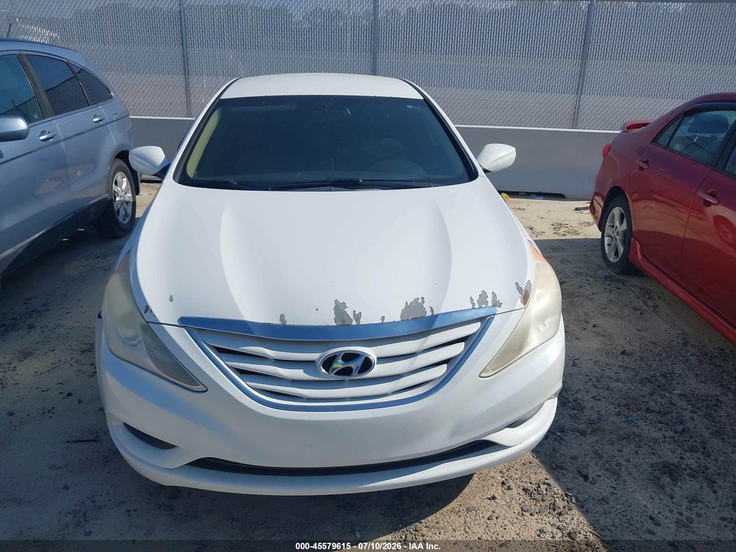 2013 Hyundai Sonata Gls Белый vin: 5NPEB4AC7DH754943