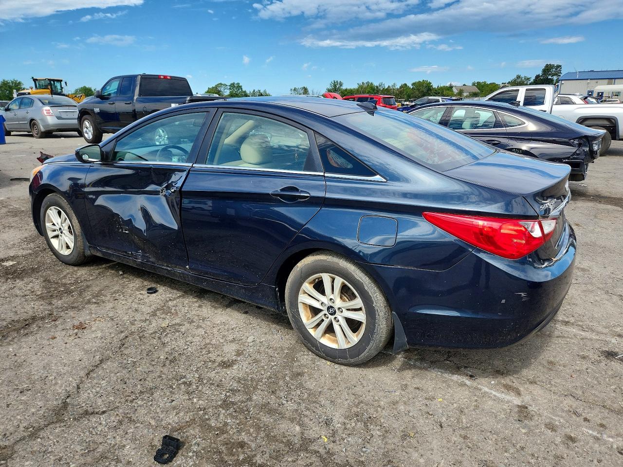 2013 Hyundai Sonata Gls Blue vin: 5NPEB4AC7DH755302