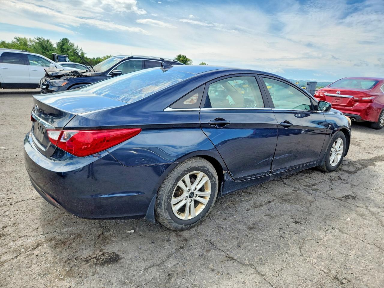 2013 Hyundai Sonata Gls Blue vin: 5NPEB4AC7DH755302