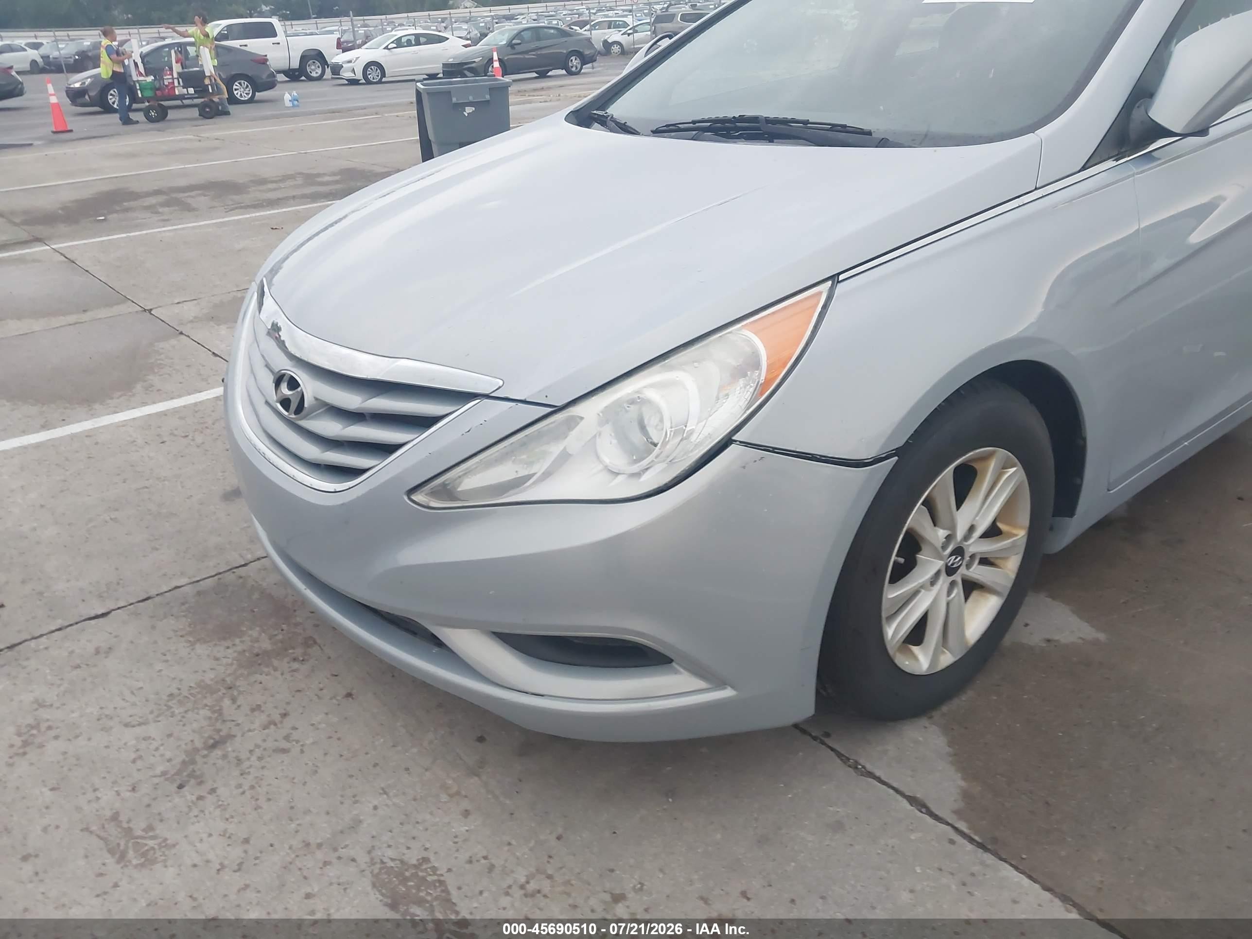 2013 Hyundai Sonata Gls Light Blue vin: 5NPEB4AC7DH758779