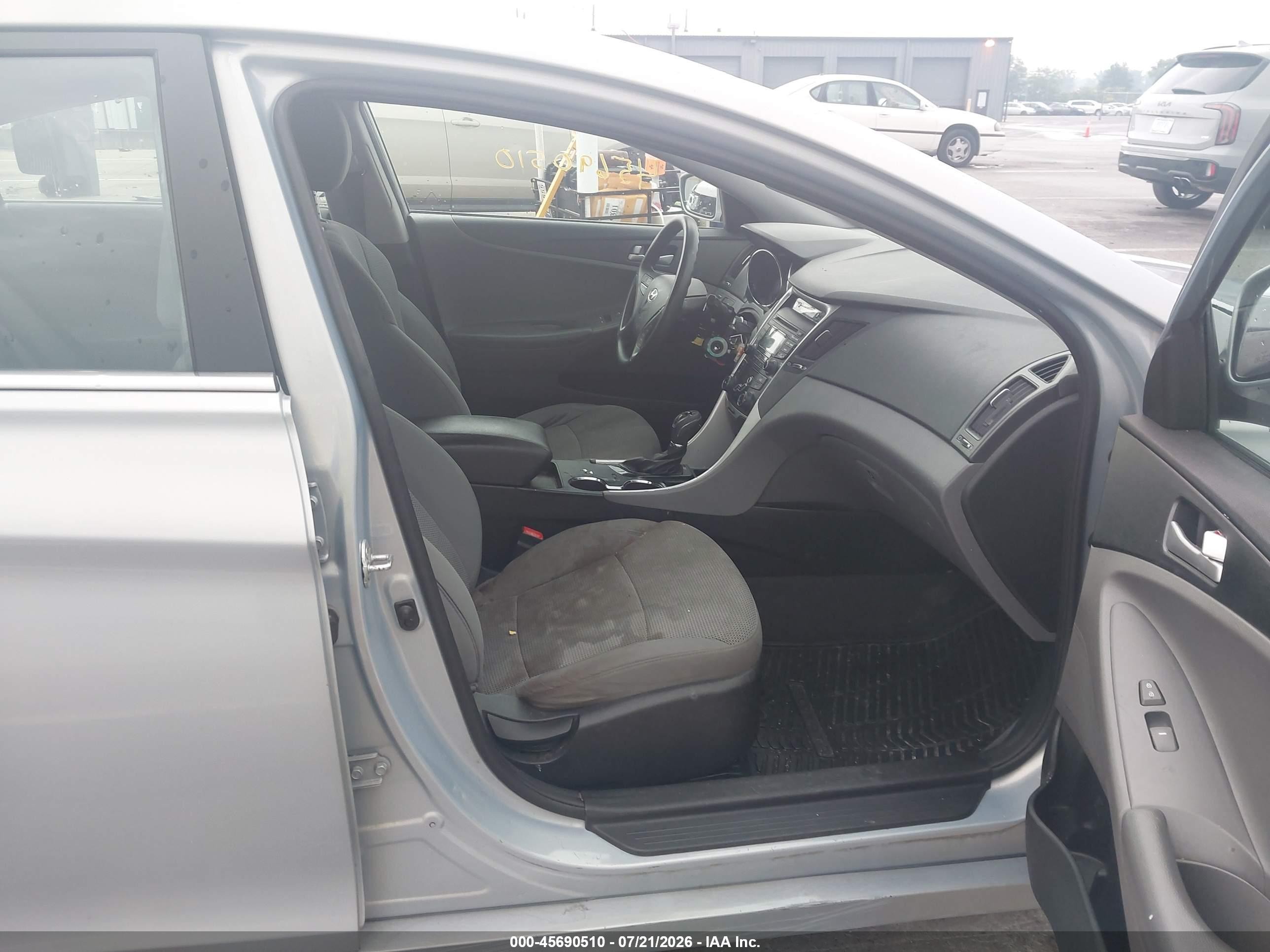 2013 Hyundai Sonata Gls Light Blue vin: 5NPEB4AC7DH758779