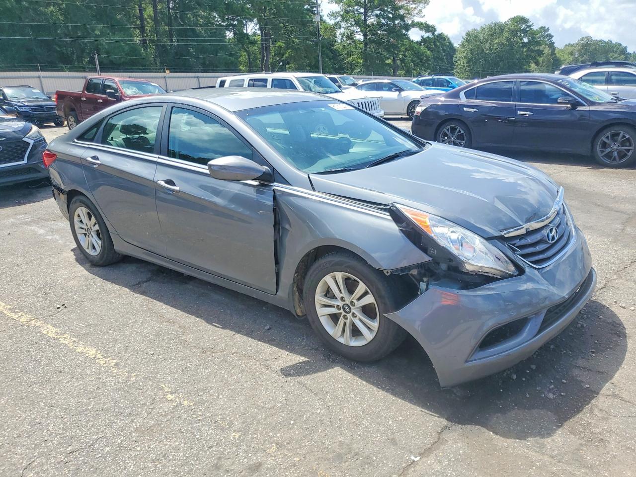 2013 Hyundai Sonata Gls Gray vin: 5NPEB4AC7DH760807