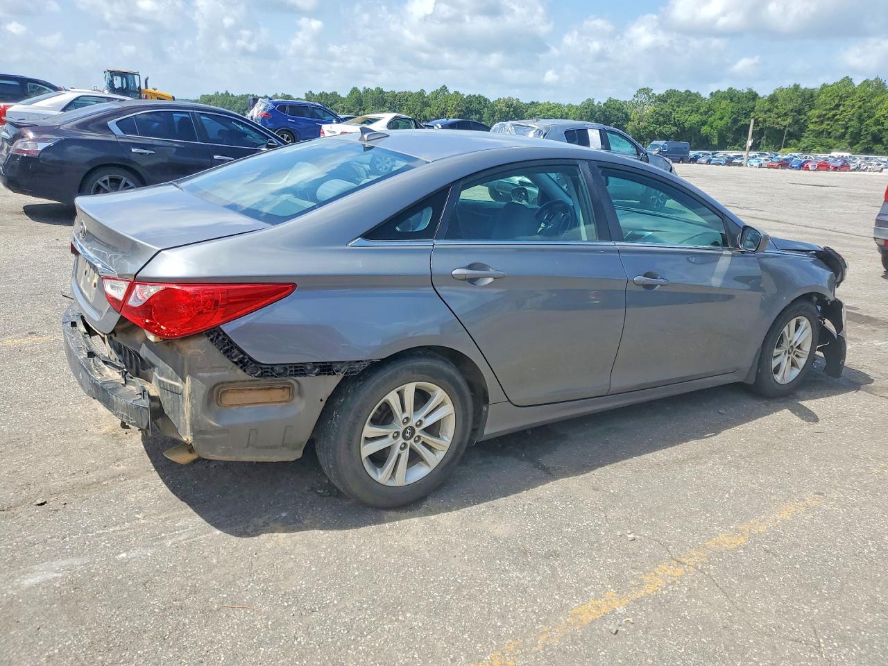 2013 Hyundai Sonata Gls Gray vin: 5NPEB4AC7DH760807