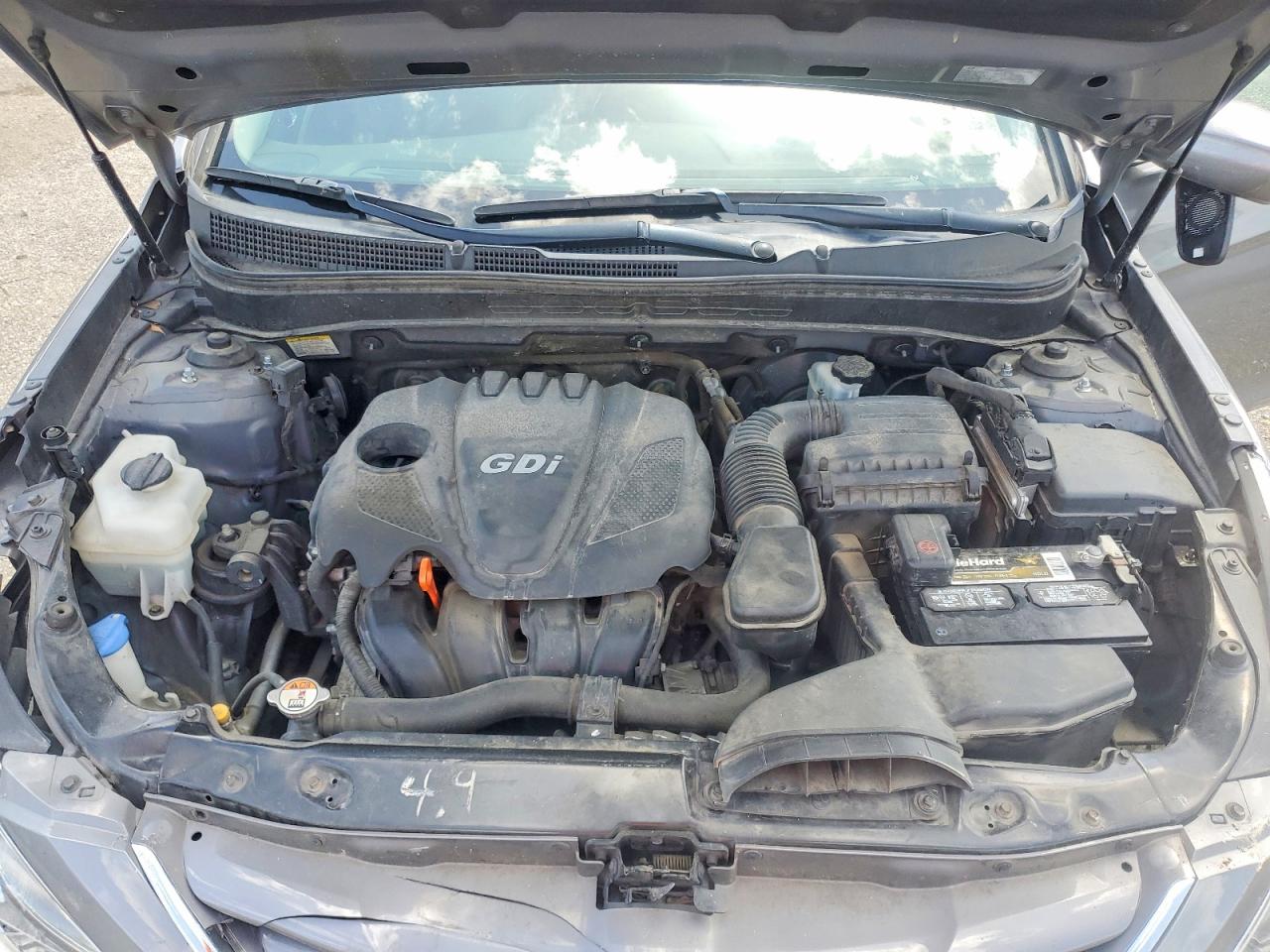 2013 Hyundai Sonata Gls Gray vin: 5NPEB4AC7DH760807
