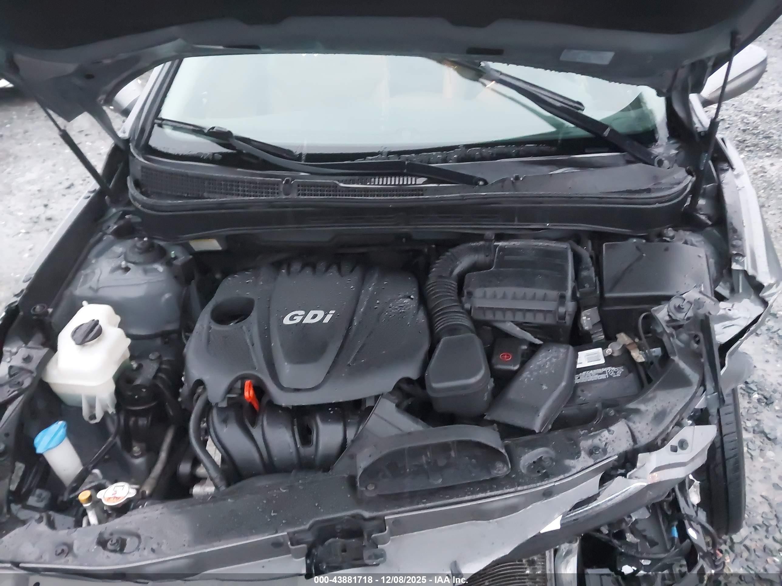 2013 Hyundai Sonata Gls Серый vin: 5NPEB4AC7DH764646