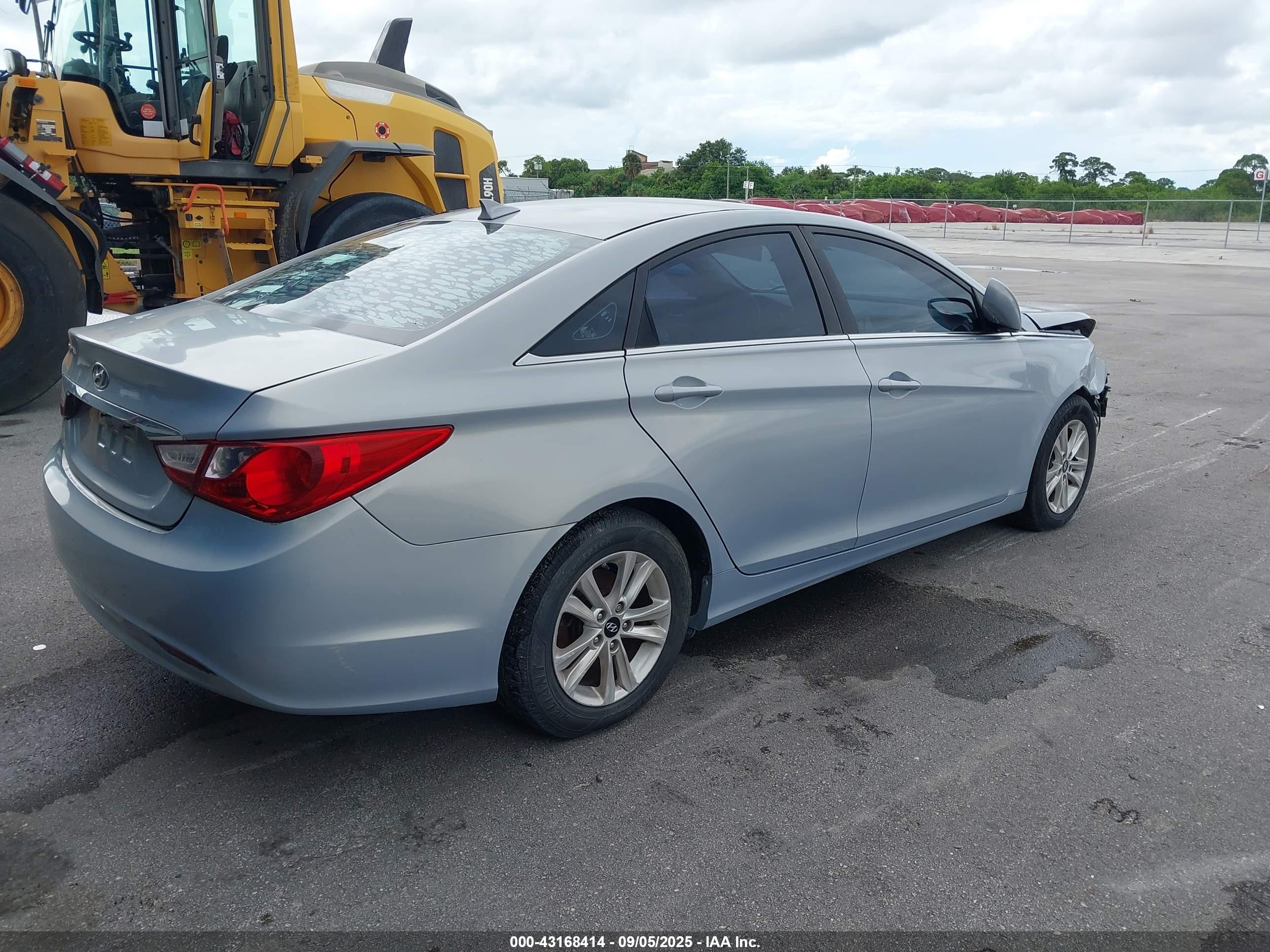 2013 Hyundai Sonata Gls Light Blue vin: 5NPEB4AC7DH765781