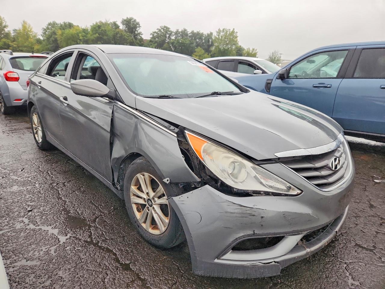 2013 Hyundai Sonata Gls Gray vin: 5NPEB4AC7DH771337