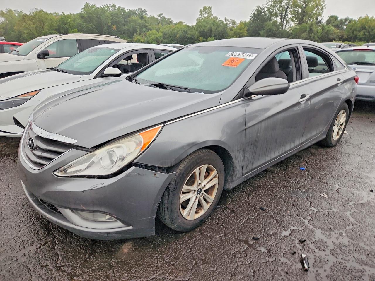 2013 Hyundai Sonata Gls Gray vin: 5NPEB4AC7DH771337