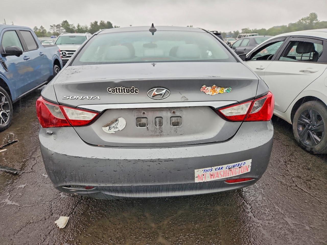2013 Hyundai Sonata Gls Gray vin: 5NPEB4AC7DH771337