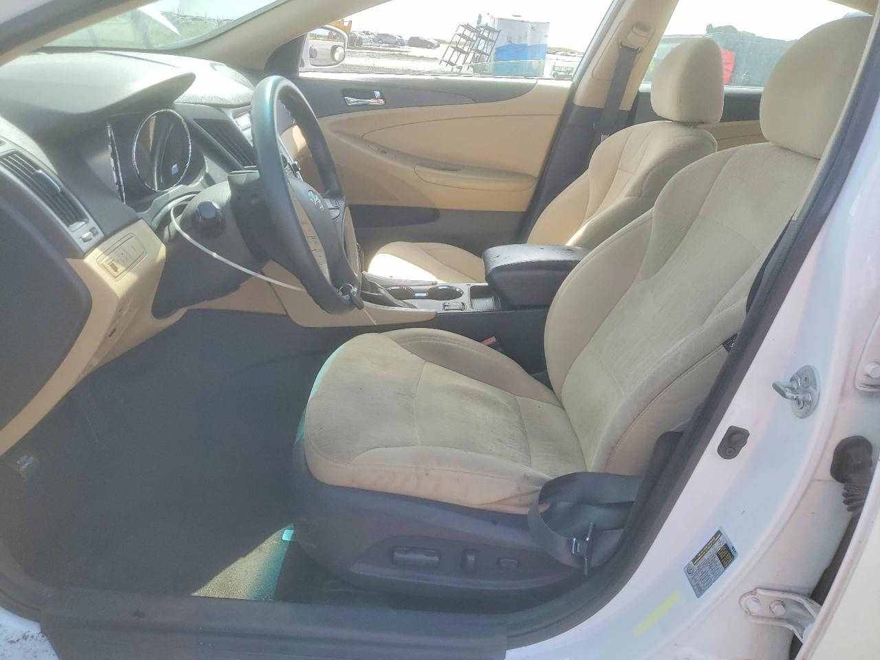 2013 Hyundai Sonata Gls White vin: 5NPEB4AC7DH780457