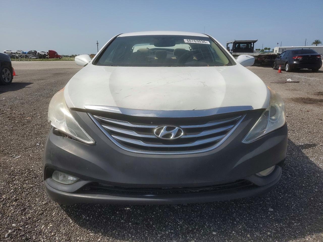 2013 Hyundai Sonata Gls White vin: 5NPEB4AC7DH780457