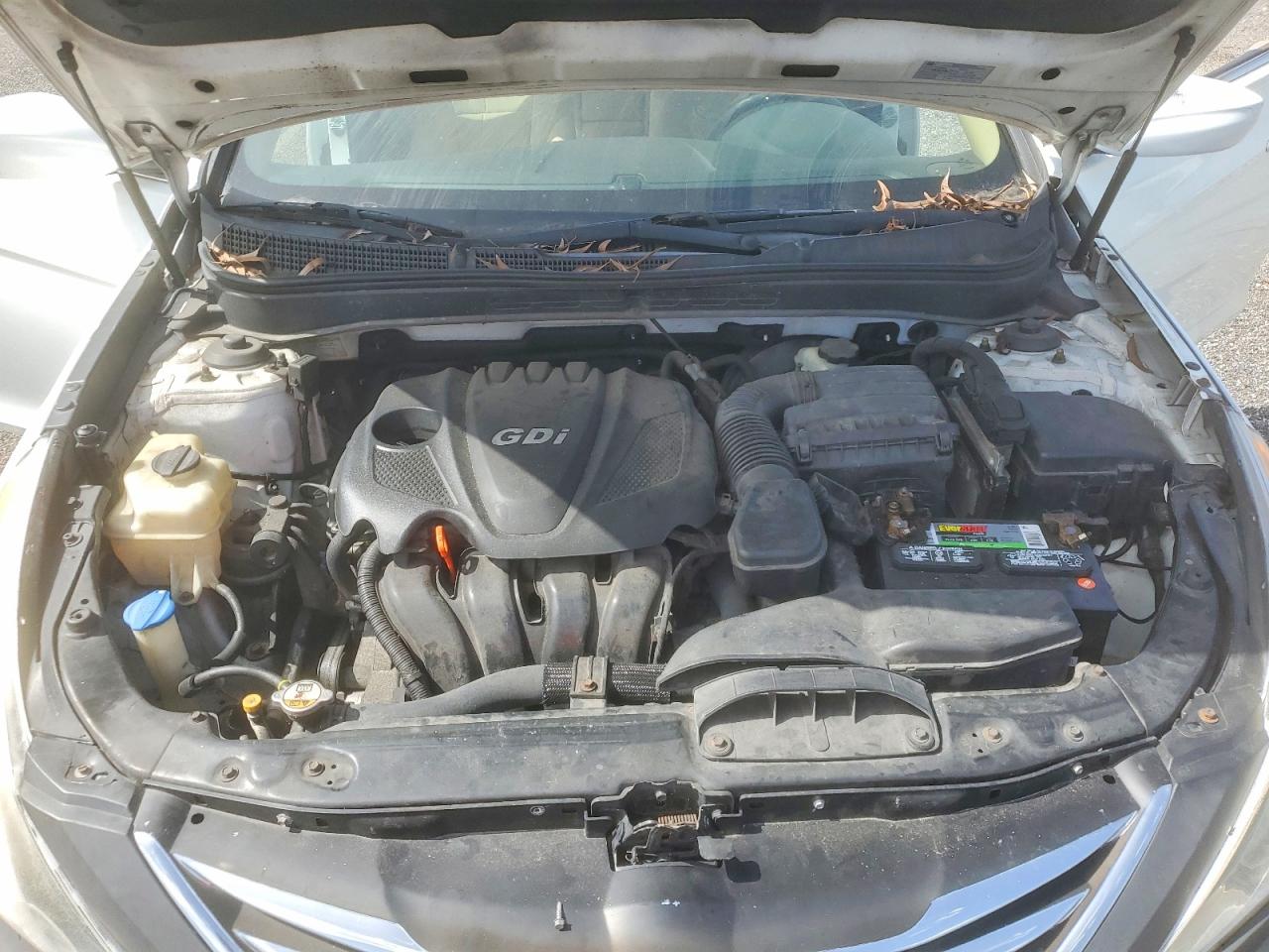 2013 Hyundai Sonata Gls White vin: 5NPEB4AC7DH780457