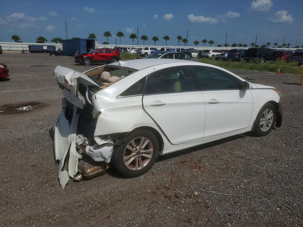 2013 Hyundai Sonata Gls White vin: 5NPEB4AC7DH780457
