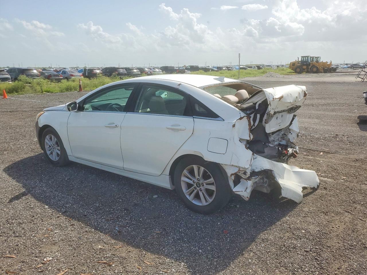 2013 Hyundai Sonata Gls White vin: 5NPEB4AC7DH780457