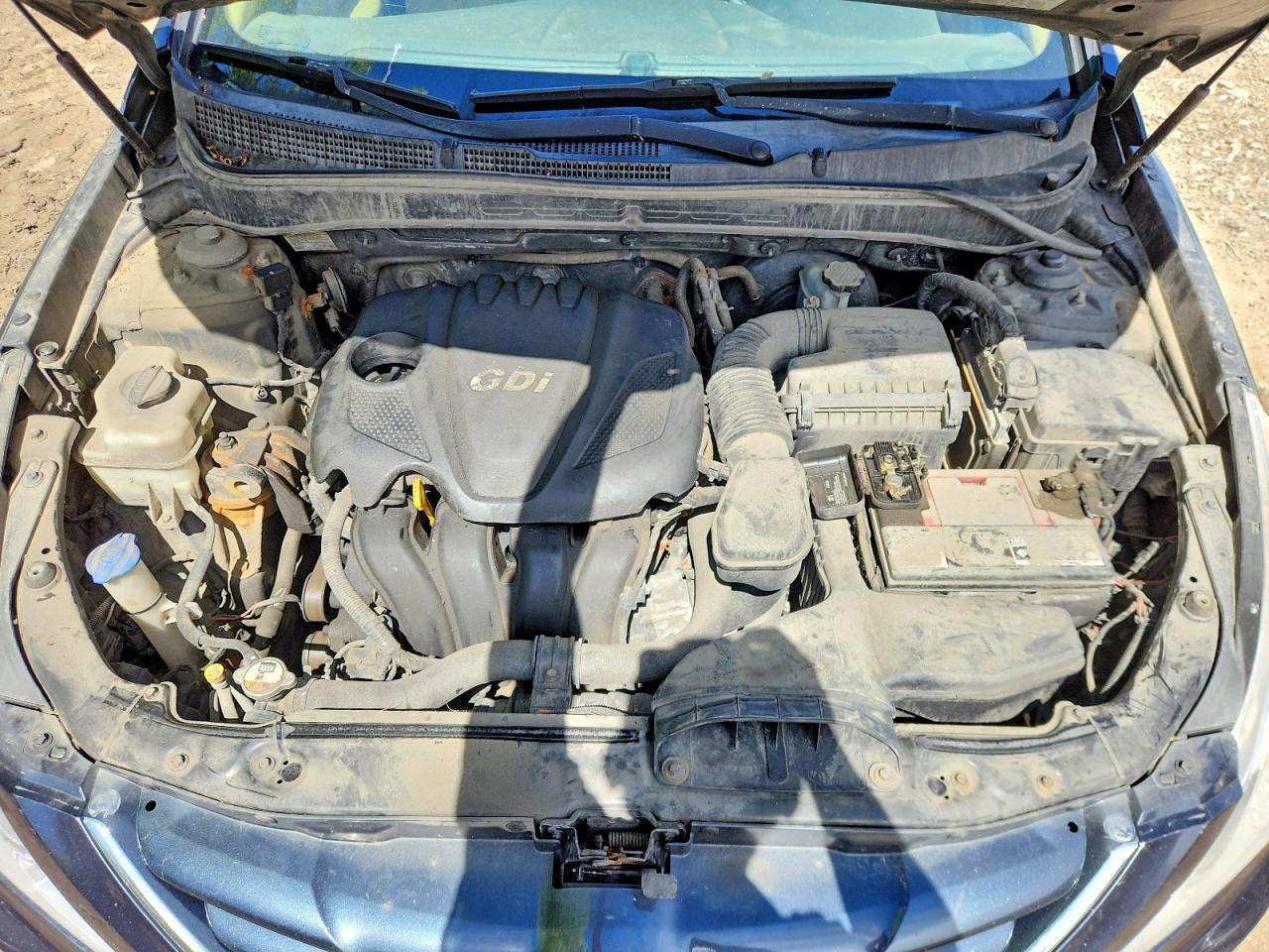 2013 Hyundai Sonata Gls Blue vin: 5NPEB4AC7DH780572