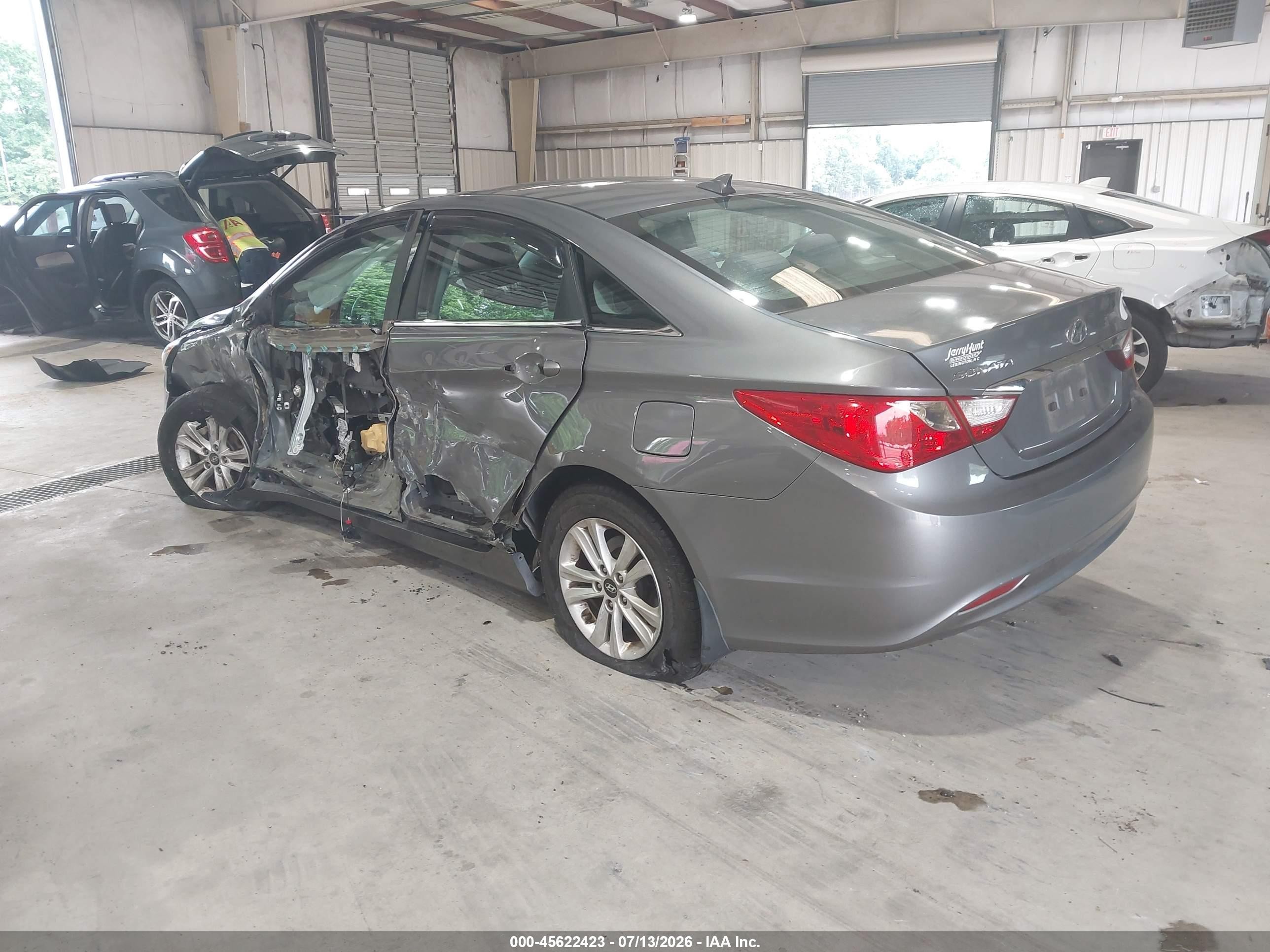 2013 Hyundai Sonata Gls Gray vin: 5NPEB4AC7DH789496